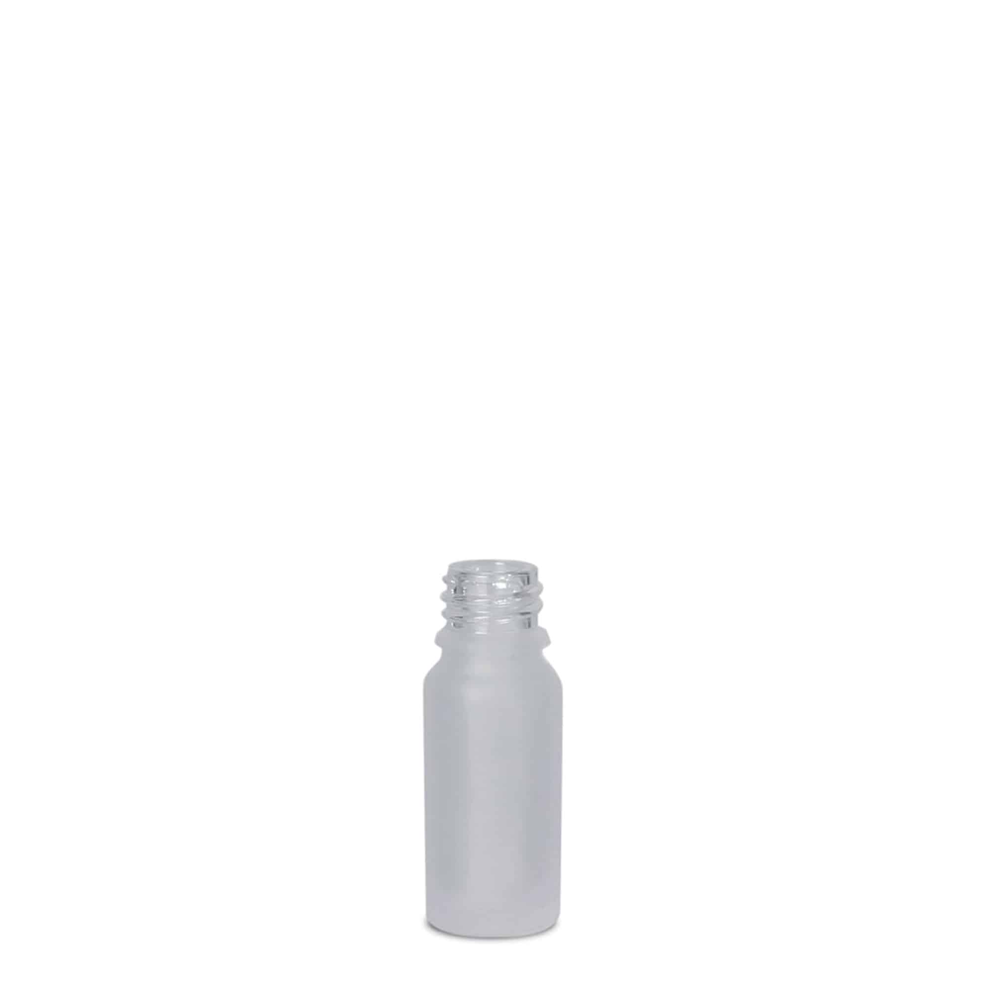 10 ml medicijnfles, glas, bruin mat, opening: DIN 18 10 ml medicijnfles, glas, bruin mat, opening: DIN 18