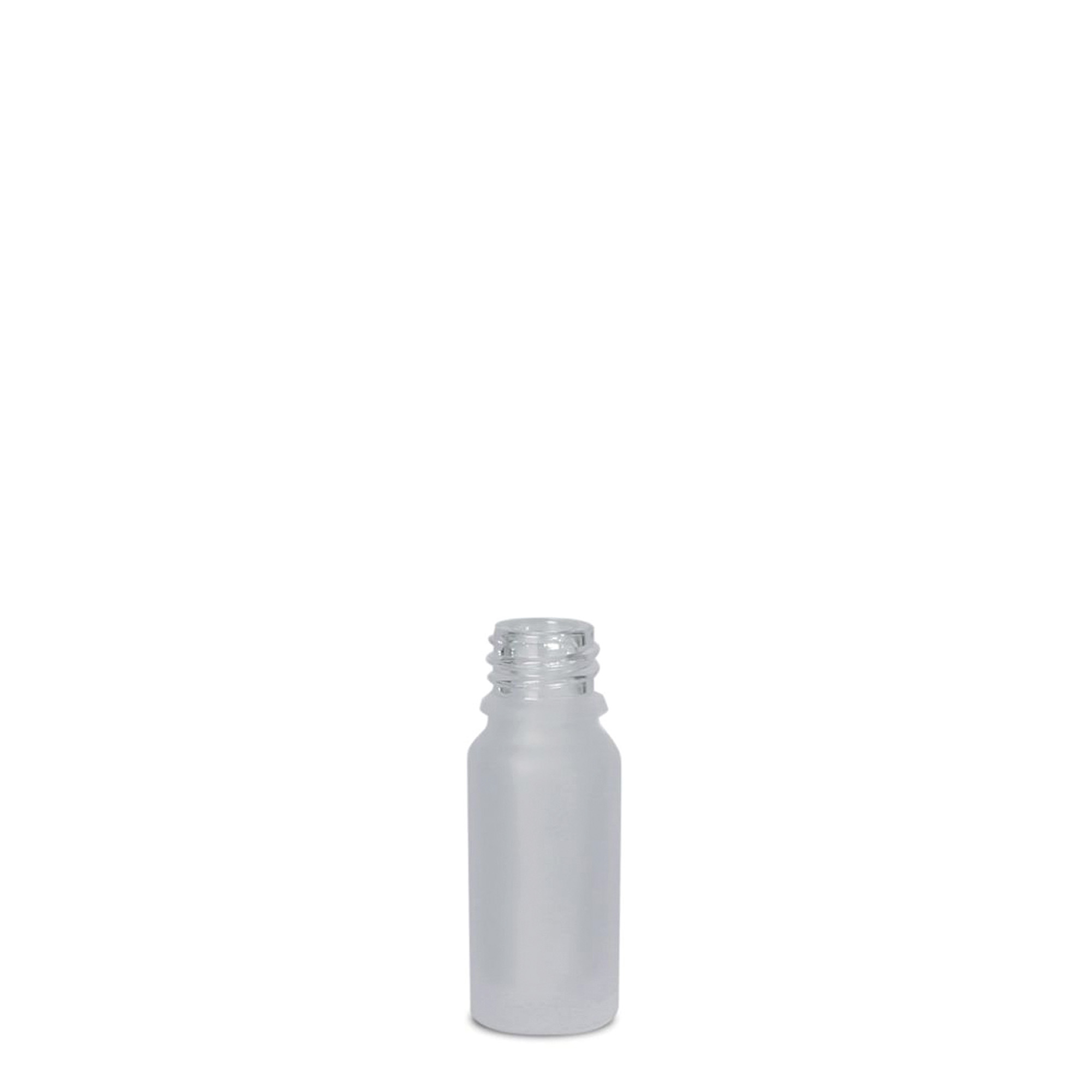 Flacon médical 10 ml, verre, givré, goulot : DIN 18 Flacon médical 10 ml, verre, givré, goulot : DIN 18