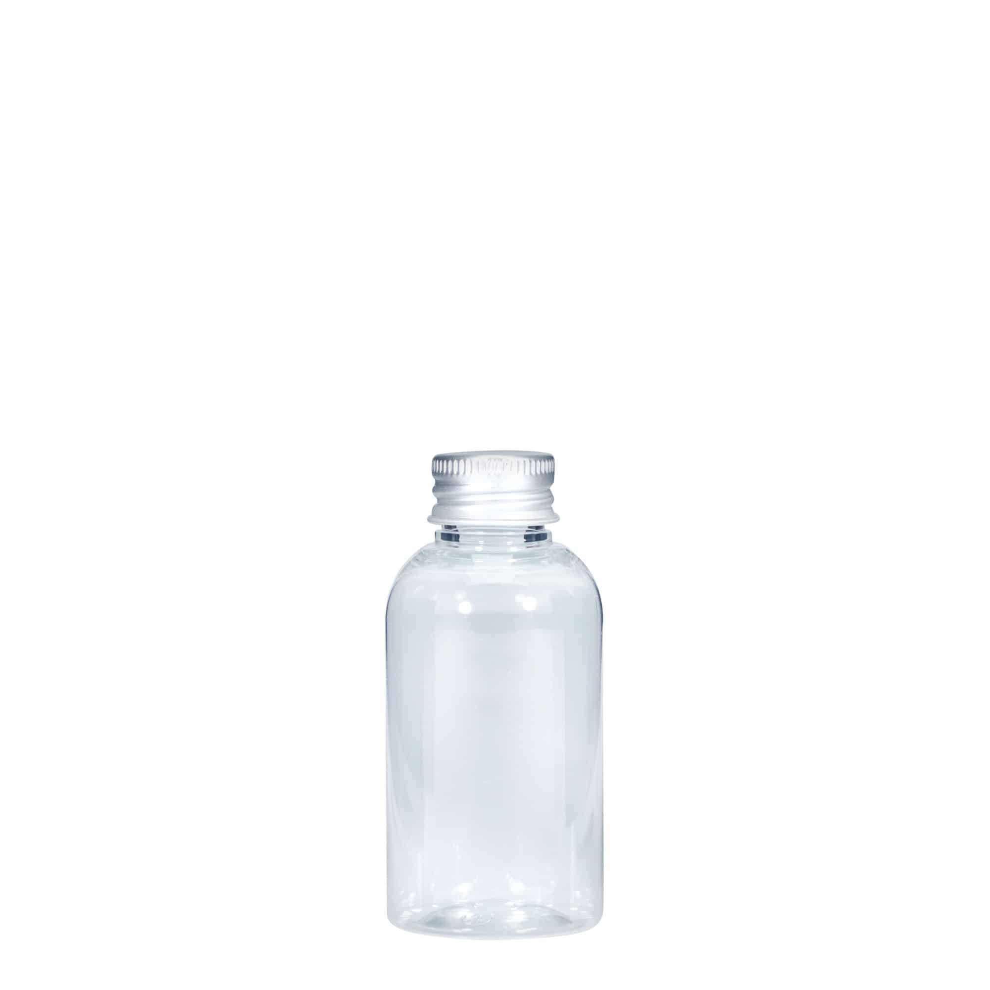 Petfles 'Boston', 50 ml, kunststof, monding: 20/410