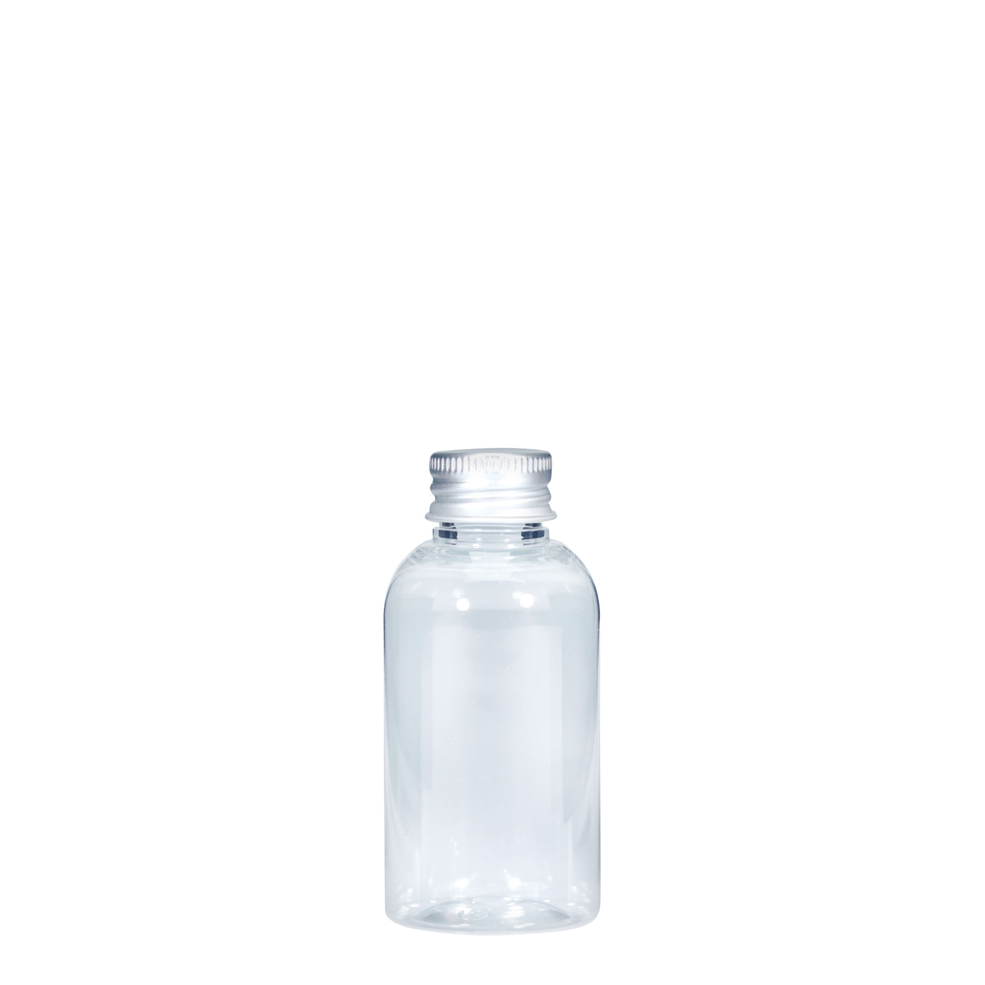 Bouteille en PET 50 ml 'Boston', plastique, bouchage: 20/410 Bouteille en PET 50 ml 'Boston', plastique, bouchage: 20/410