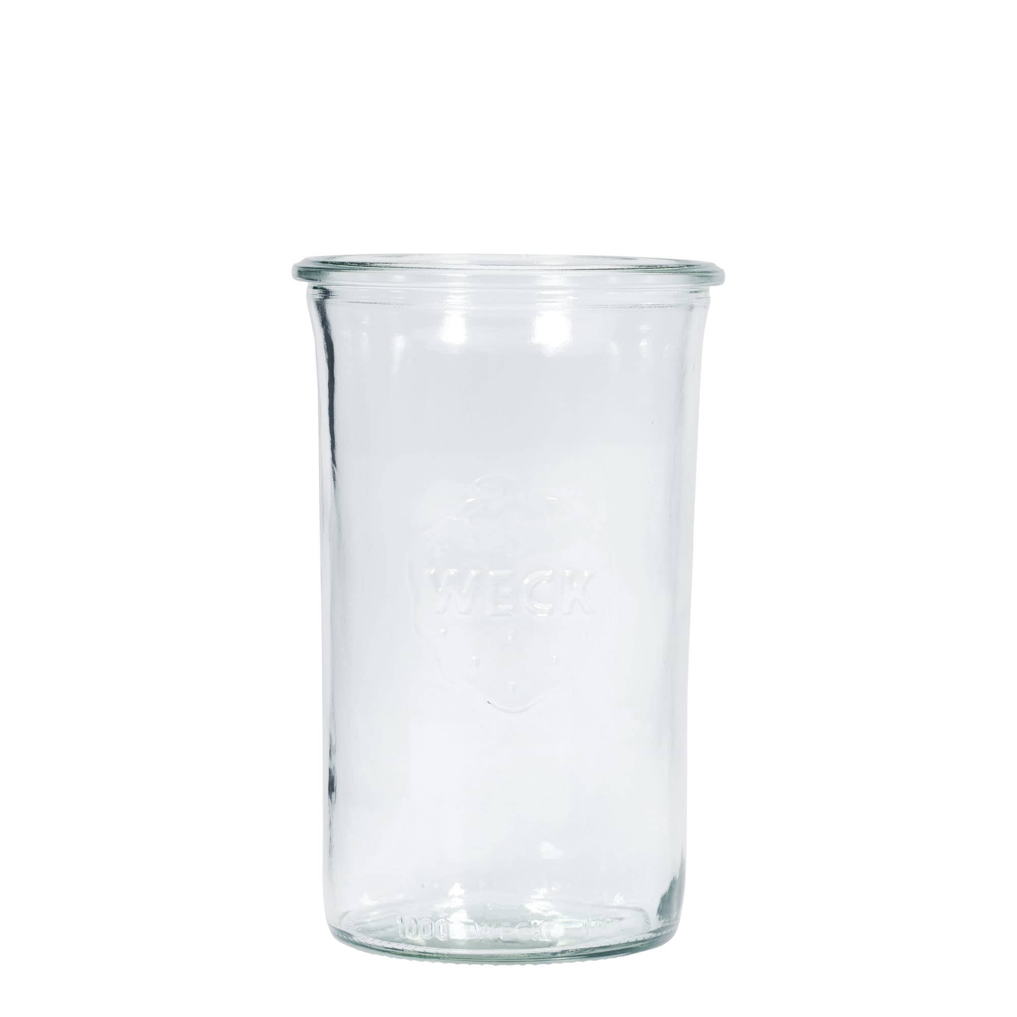 WECK-stortglas, 1000 ml, monding: ronde rand