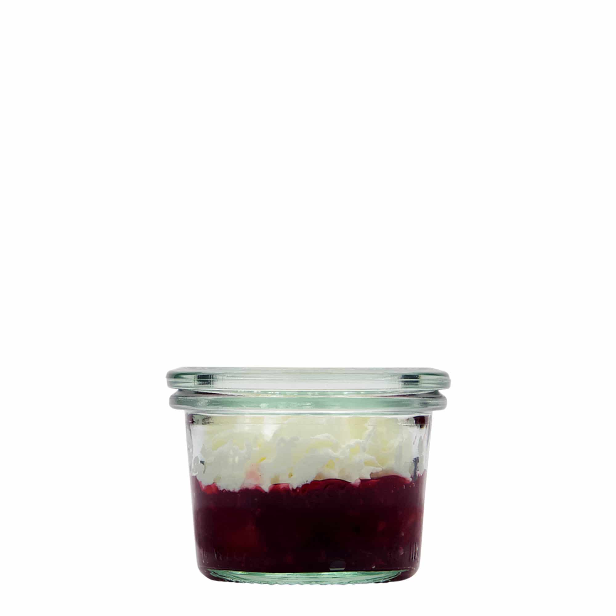 Verrine WECK 80 ml, bouchage: bords arrondis