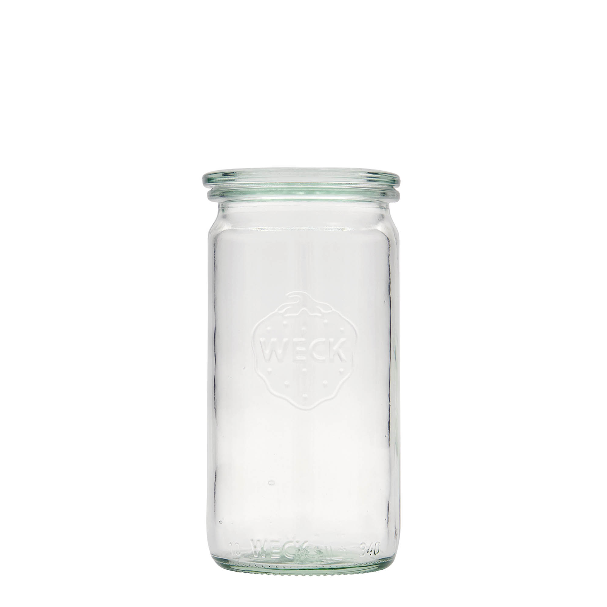 Cilindrische WECK-pot, 340 ml, monding: ronde rand Cilindrische WECK-pot, 340 ml, monding: ronde rand