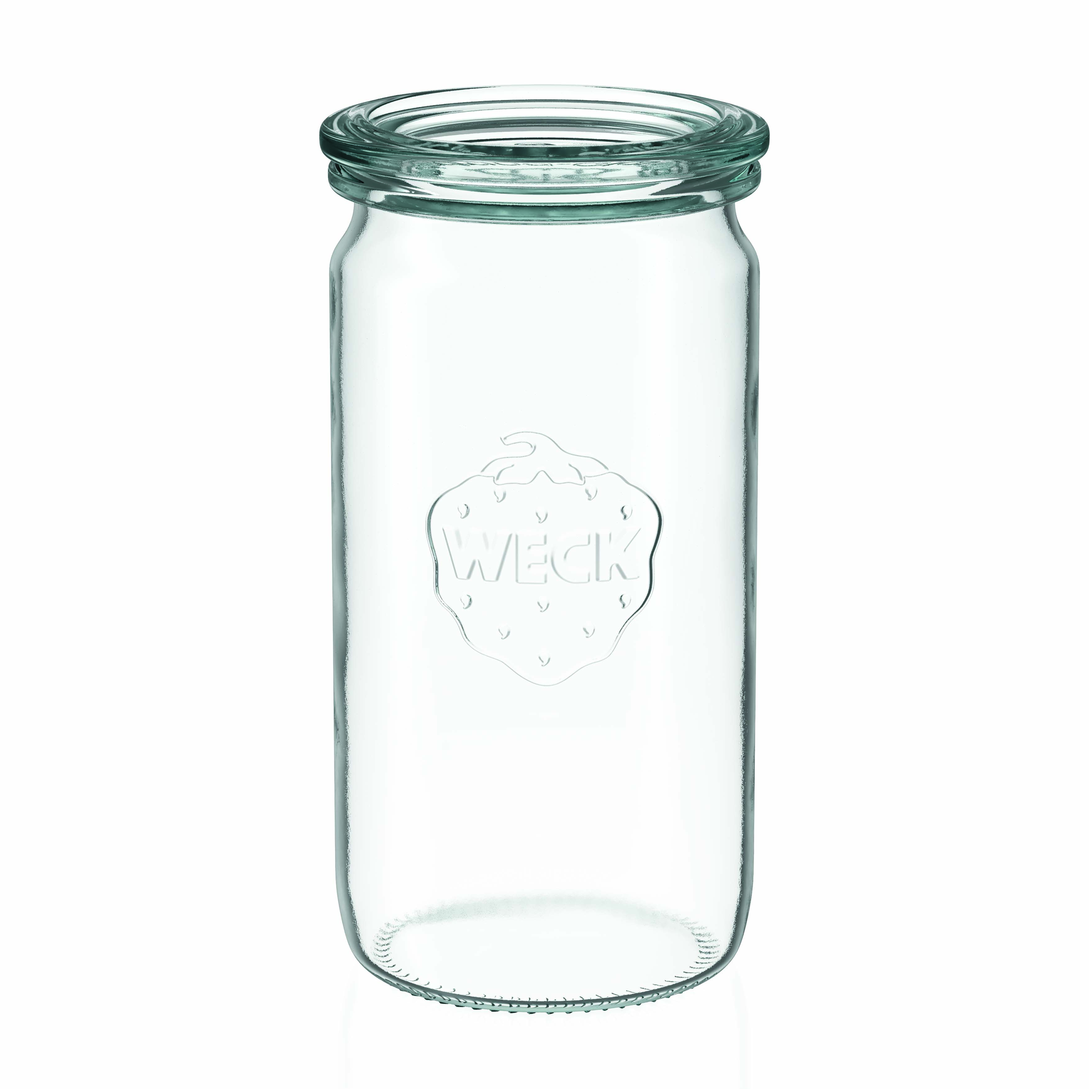Cilindrische WECK-pot, 340 ml, monding: ronde rand