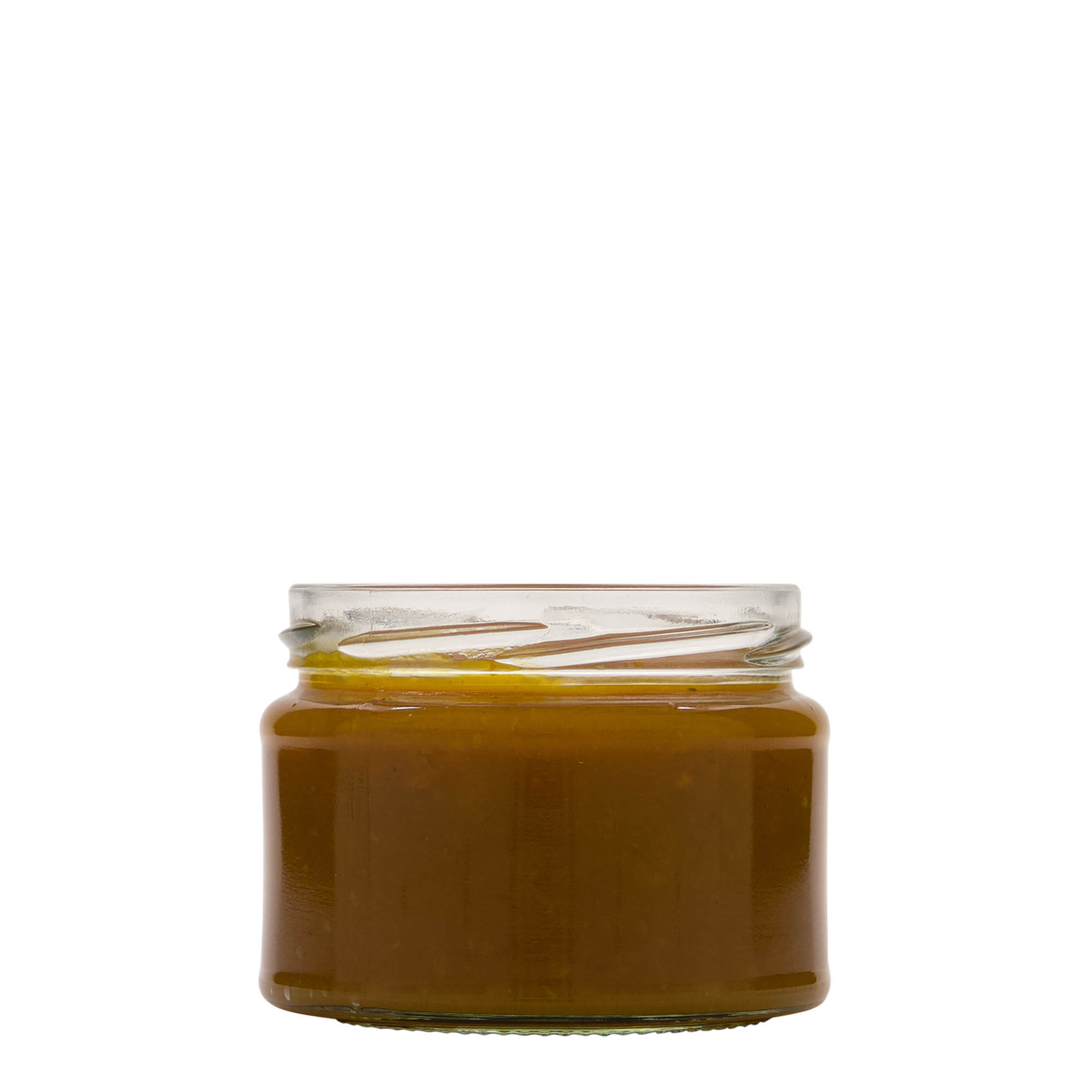 Vlakke ronde pot, 280 ml, monding: twist-off (TO 82)