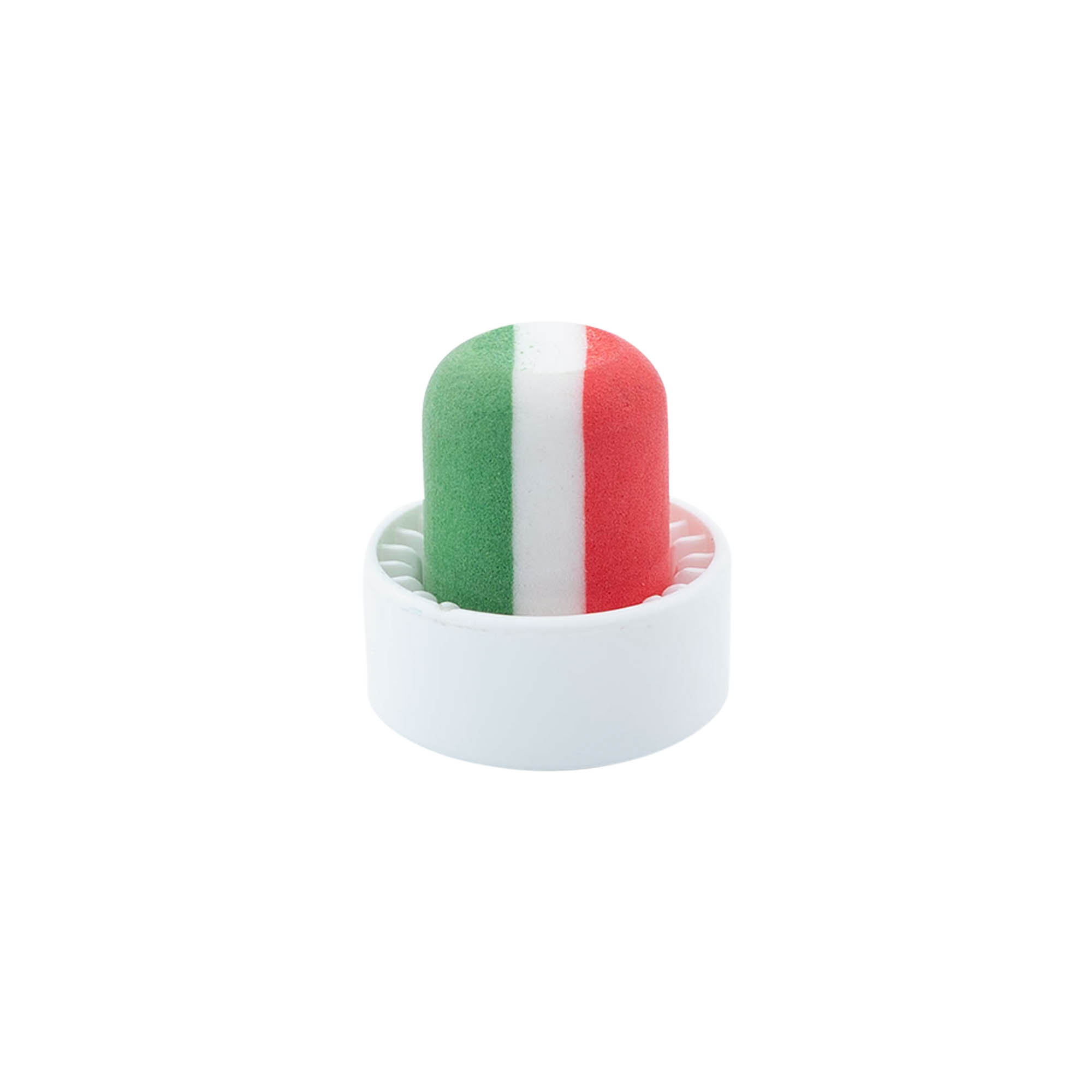 Bouchon à poignée 19 mm 'Italie', plastique, multicolore, pour bouchage: bouchon Bouchon à poignée 19 mm 'Italie', plastique, multicolore, pour bouchage: bouchon