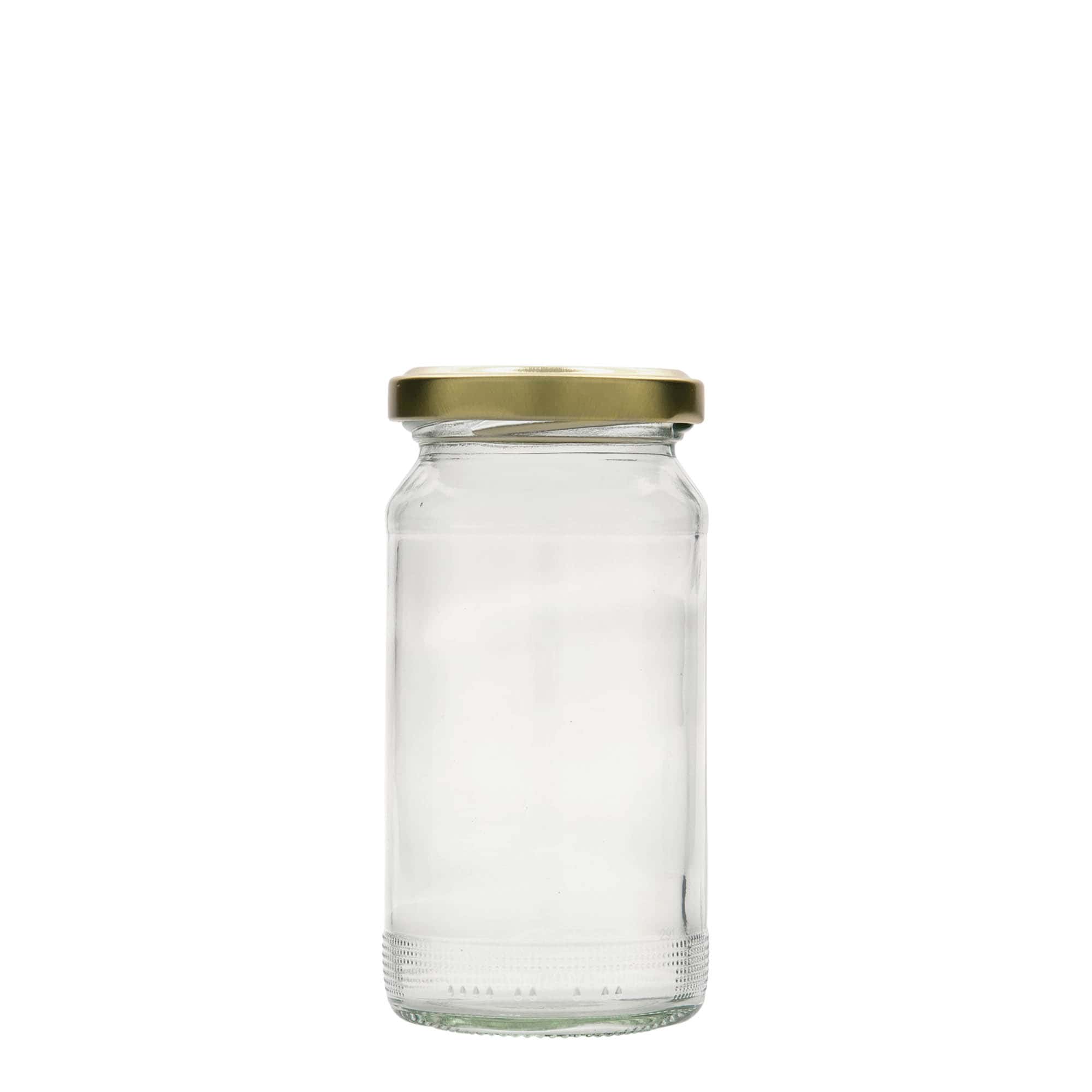 Hoge ronde pot, 212 ml, monding: twist-off (TO 53) Hoge ronde pot, 212 ml, monding: twist-off (TO 53)