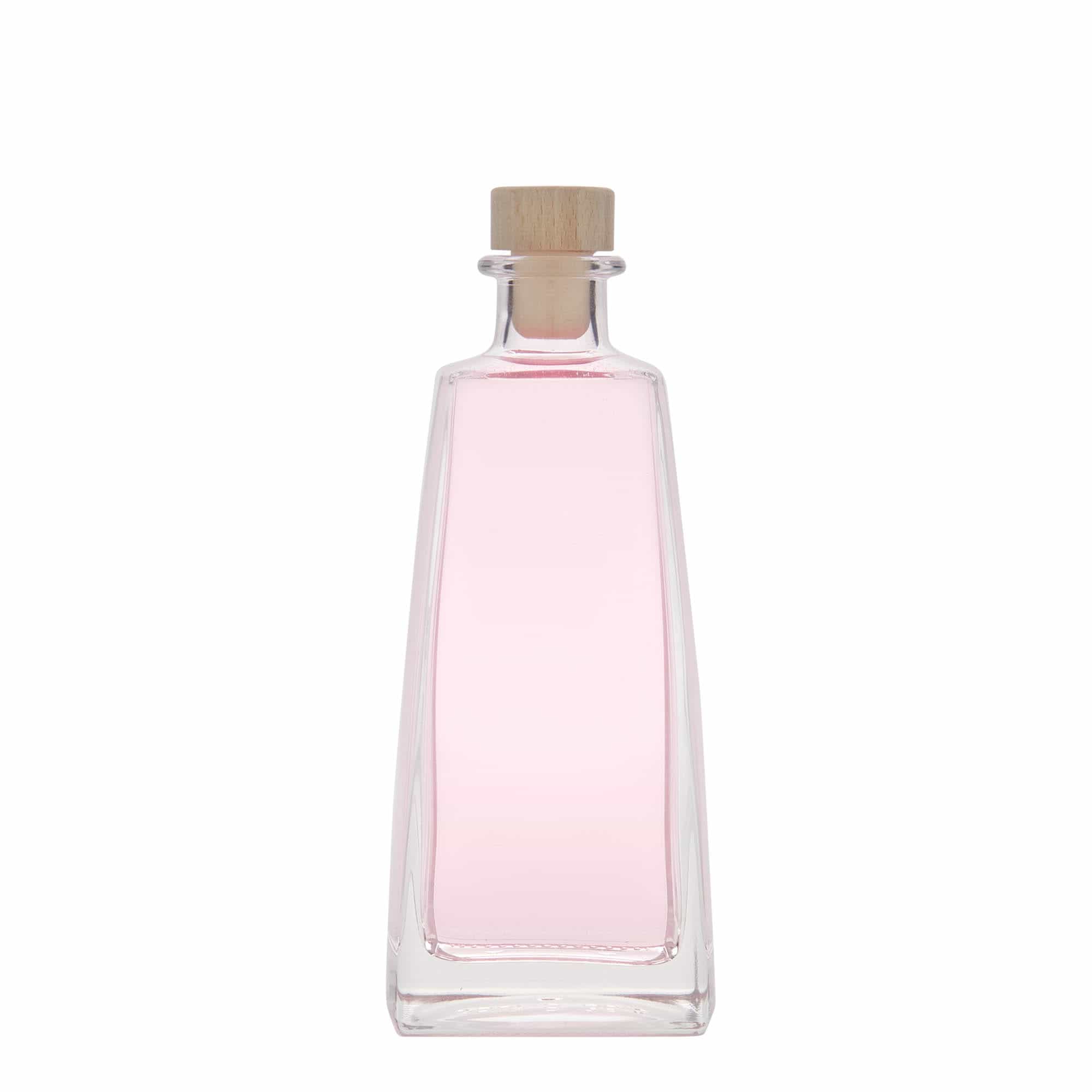 Bouteille en verre 350 ml 'Timmy', rectangulaire, bouchage: bouchon