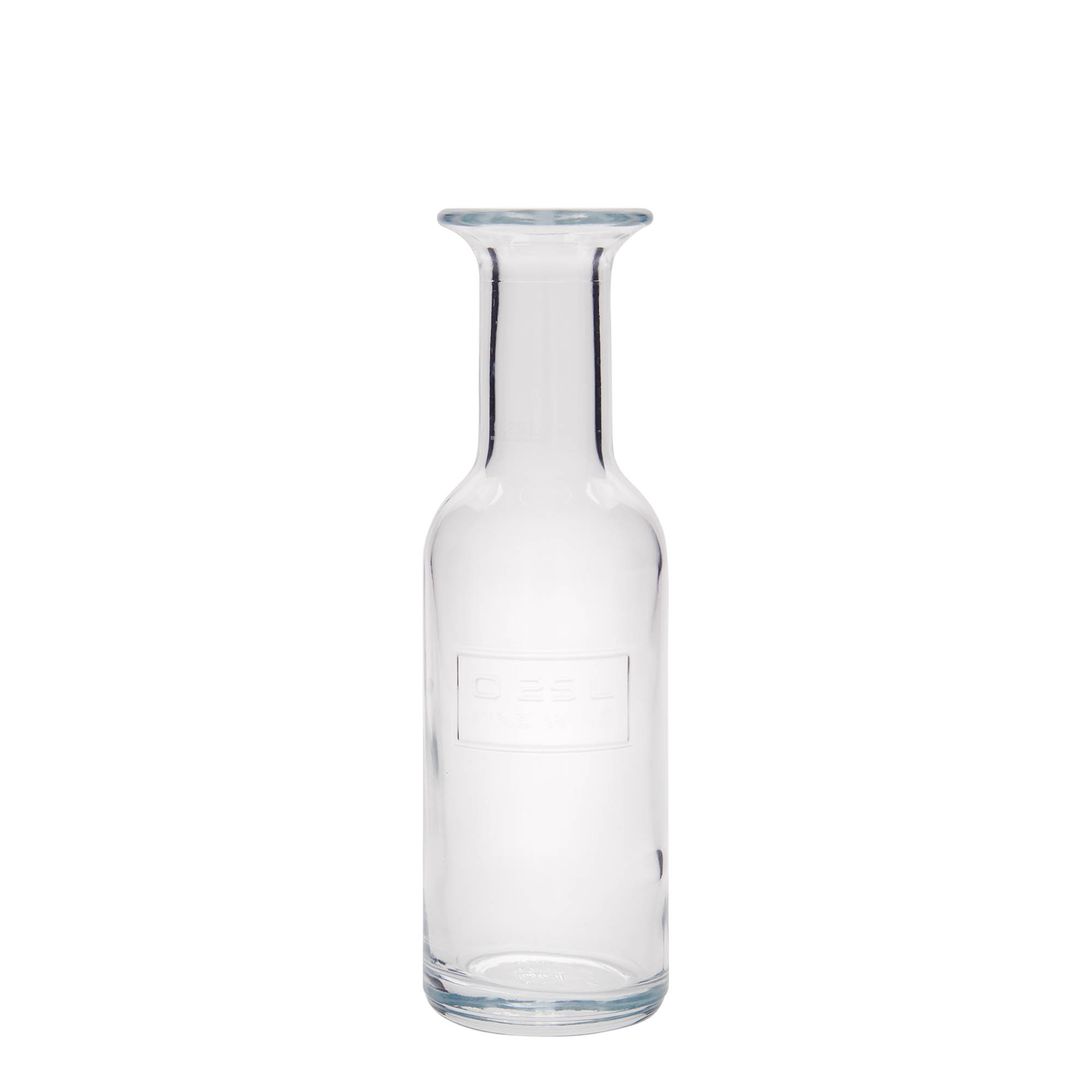 Glazen fles 'Optima Fine Wine', 250 ml, monding: kurk