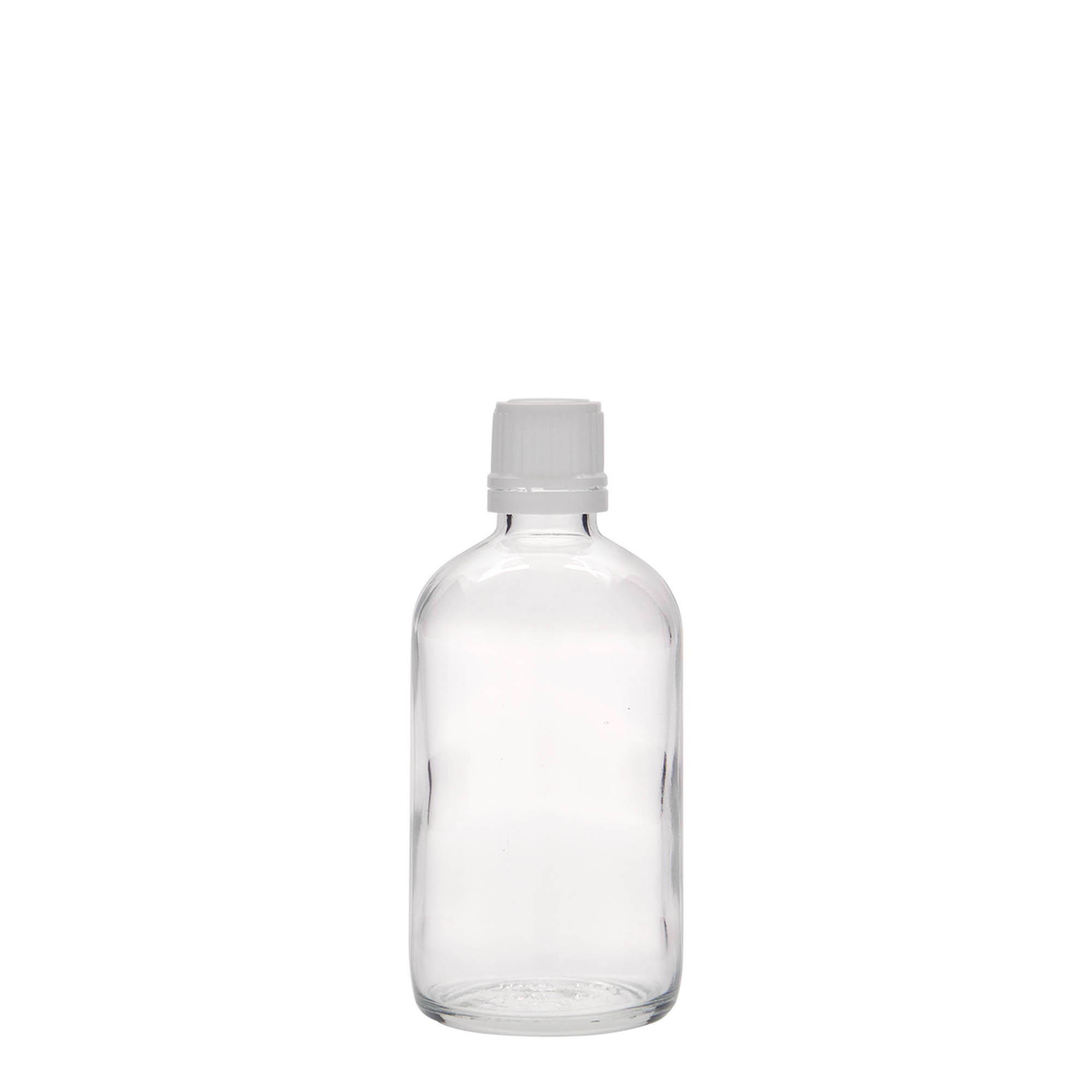 Medicijnfles, 100 ml, glas, monding: DIN 18 Medicijnfles, 100 ml, glas, monding: DIN 18