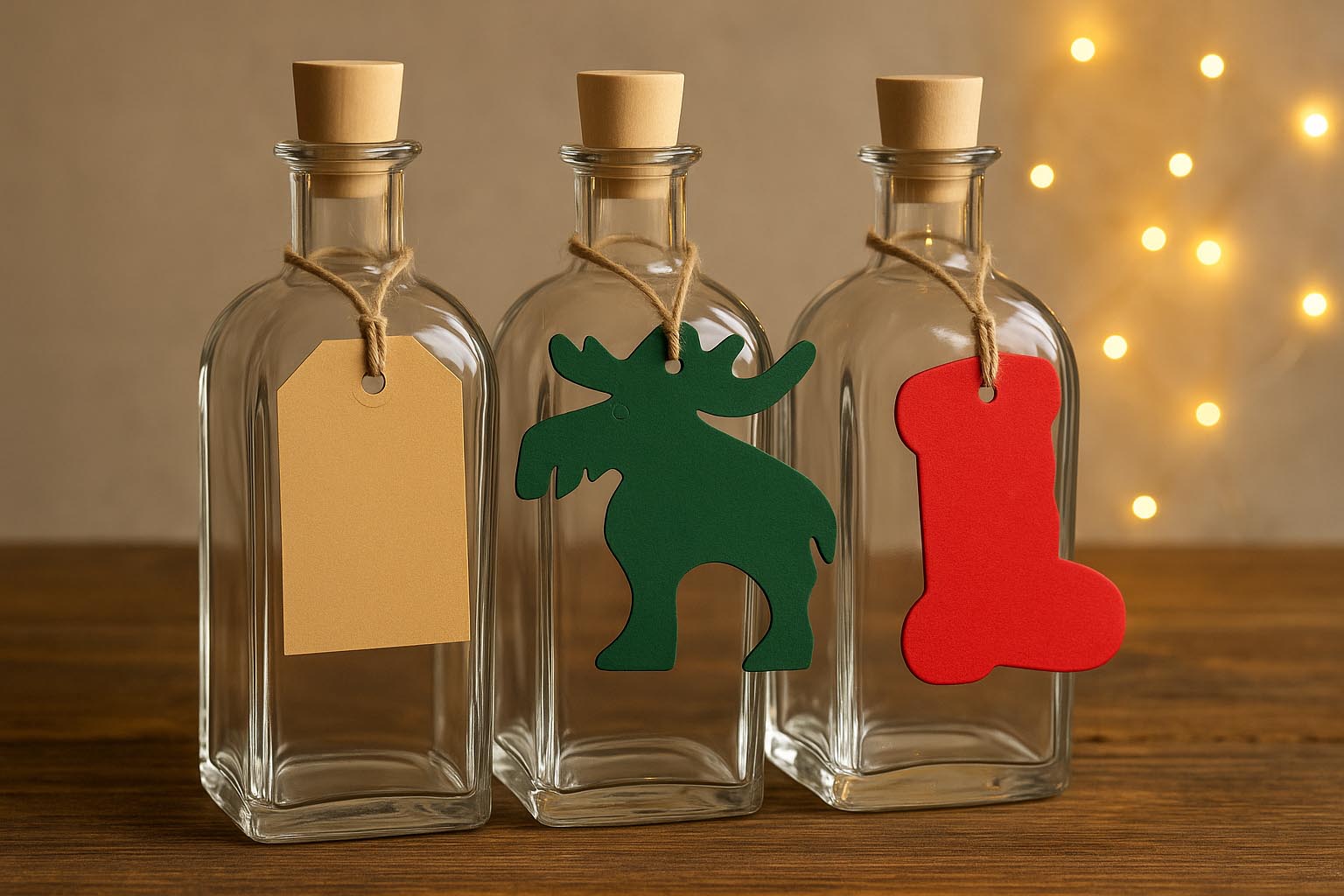 Étiquette à suspendre rectangulaire, brun Étiquette à suspendre rectangulaire, brun