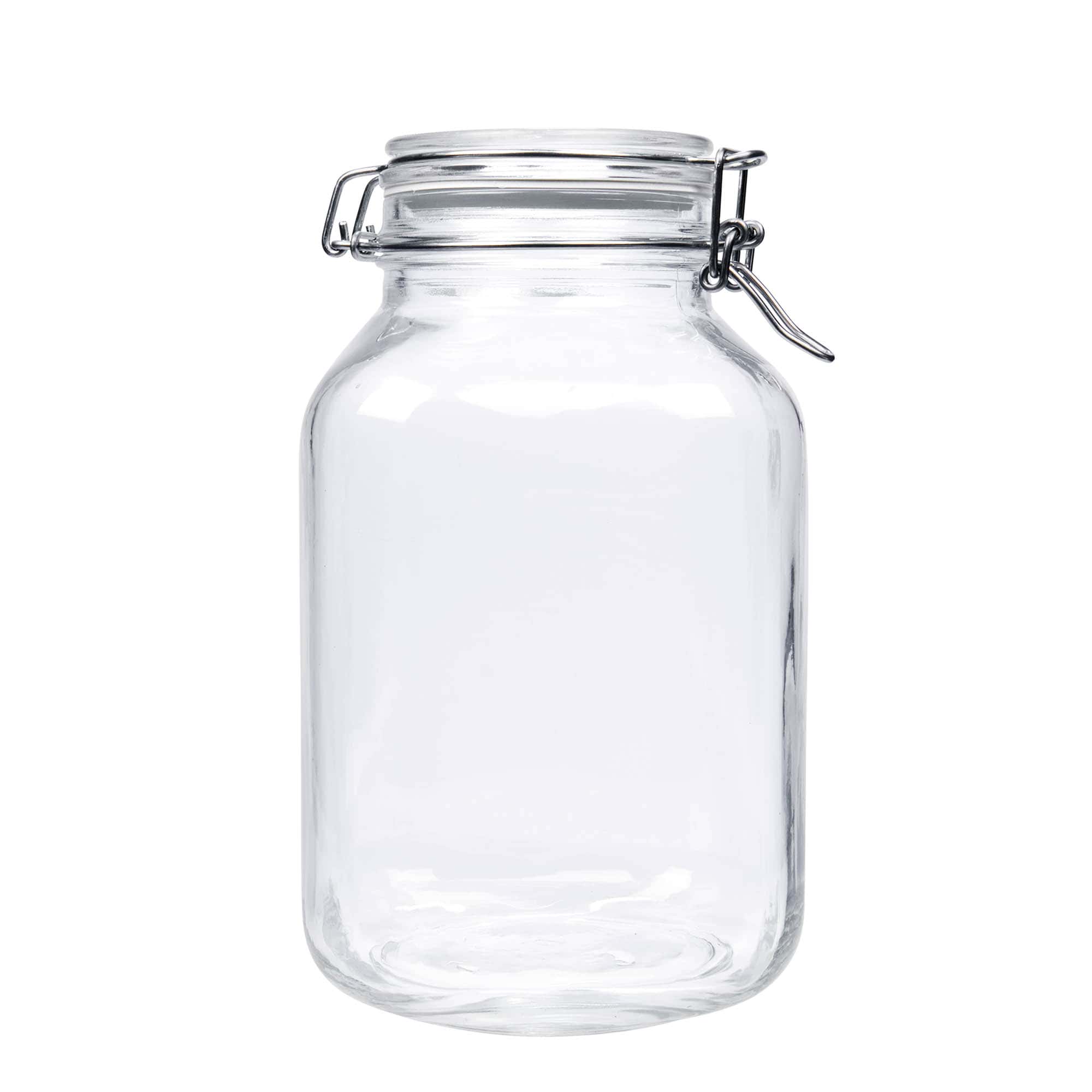 Pot met beugelsluiting 'Fido', 3000 ml, vierkant, monding: beugelsluiting Pot met beugelsluiting 'Fido', 3000 ml, vierkant, monding: beugelsluiting