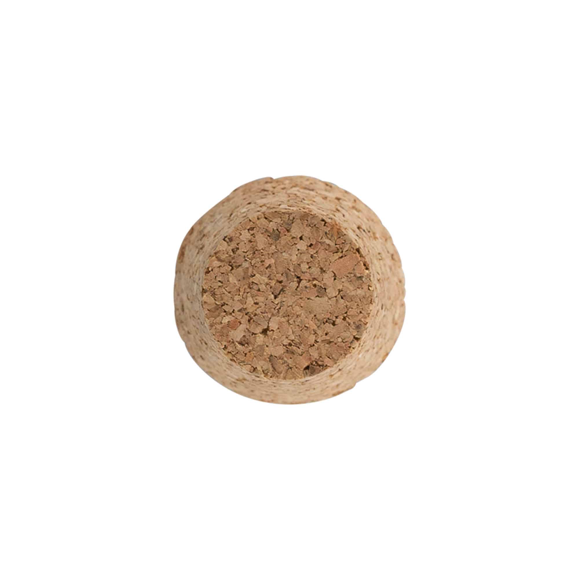 Bouchon pointu 25-35 x 27, liège compressé, beige, pour bouchage: bouchon Bouchon pointu 25-35 x 27, liège compressé, beige, pour bouchage: bouchon