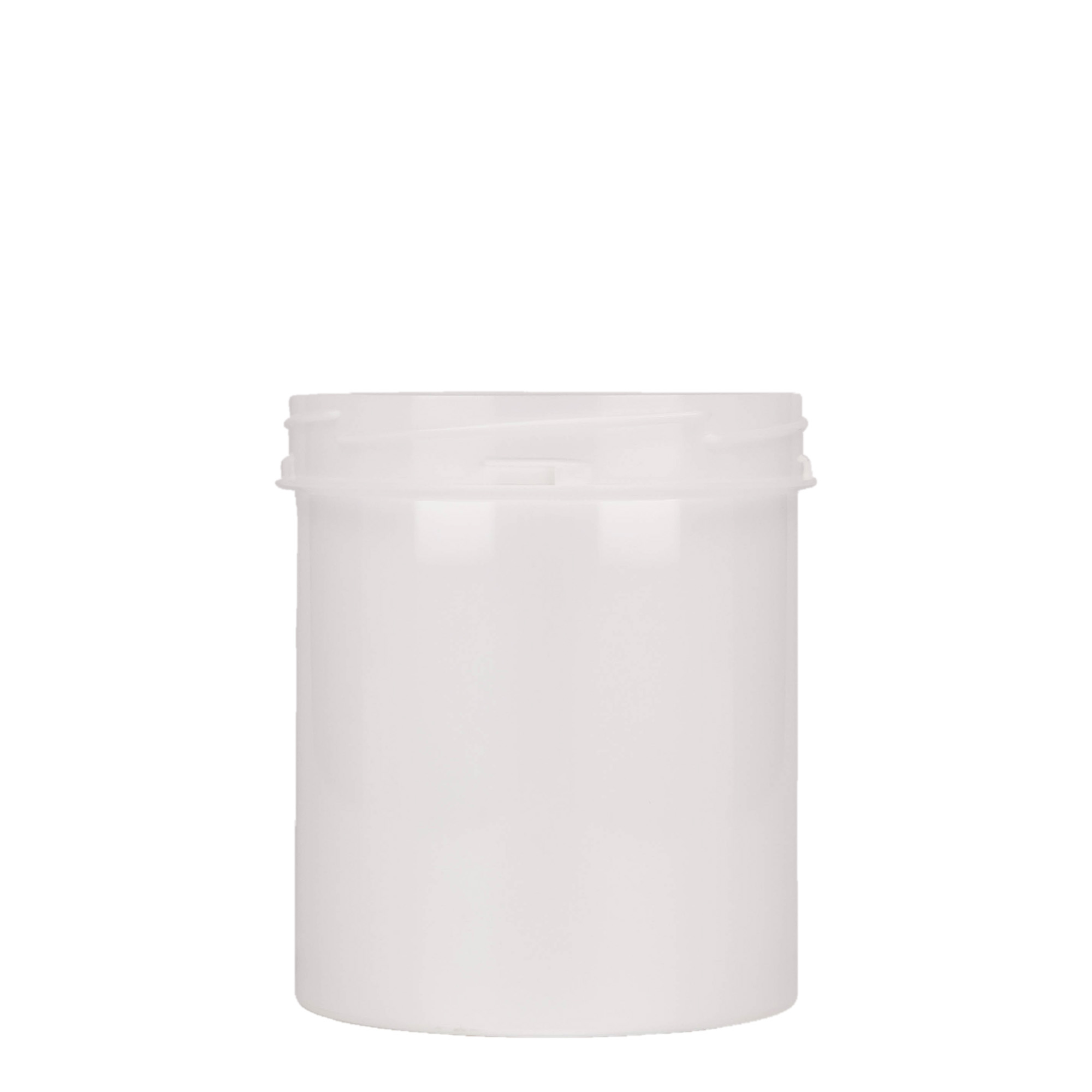 Plastic pot 'Securilock', 500 ml, PP, wit, monding: schroefsluiting Plastic pot 'Securilock', 500 ml, PP, wit, monding: schroefsluiting