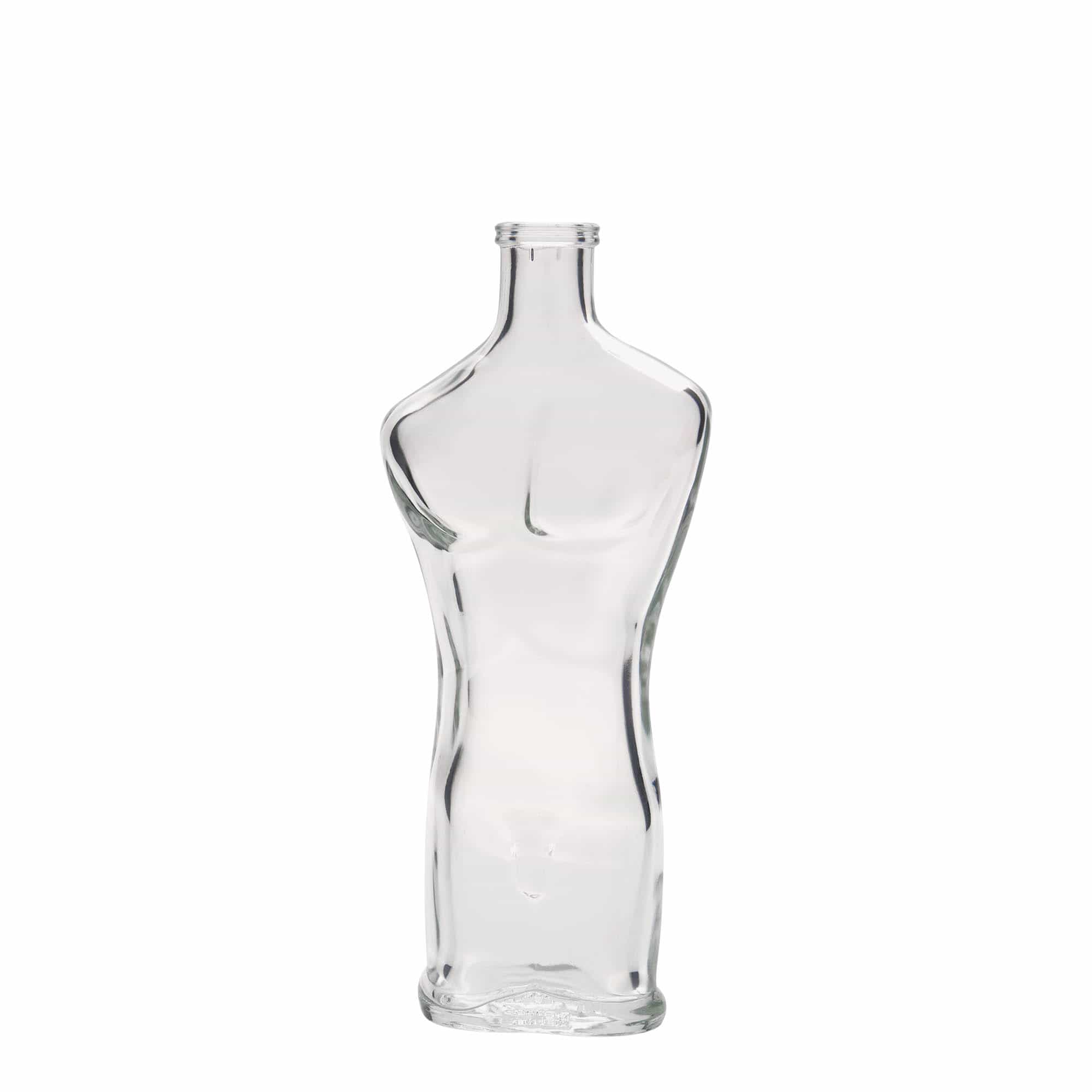 Glazen fles 'Adam', 200 ml, monding: kurk Glazen fles 'Adam', 200 ml, monding: kurk