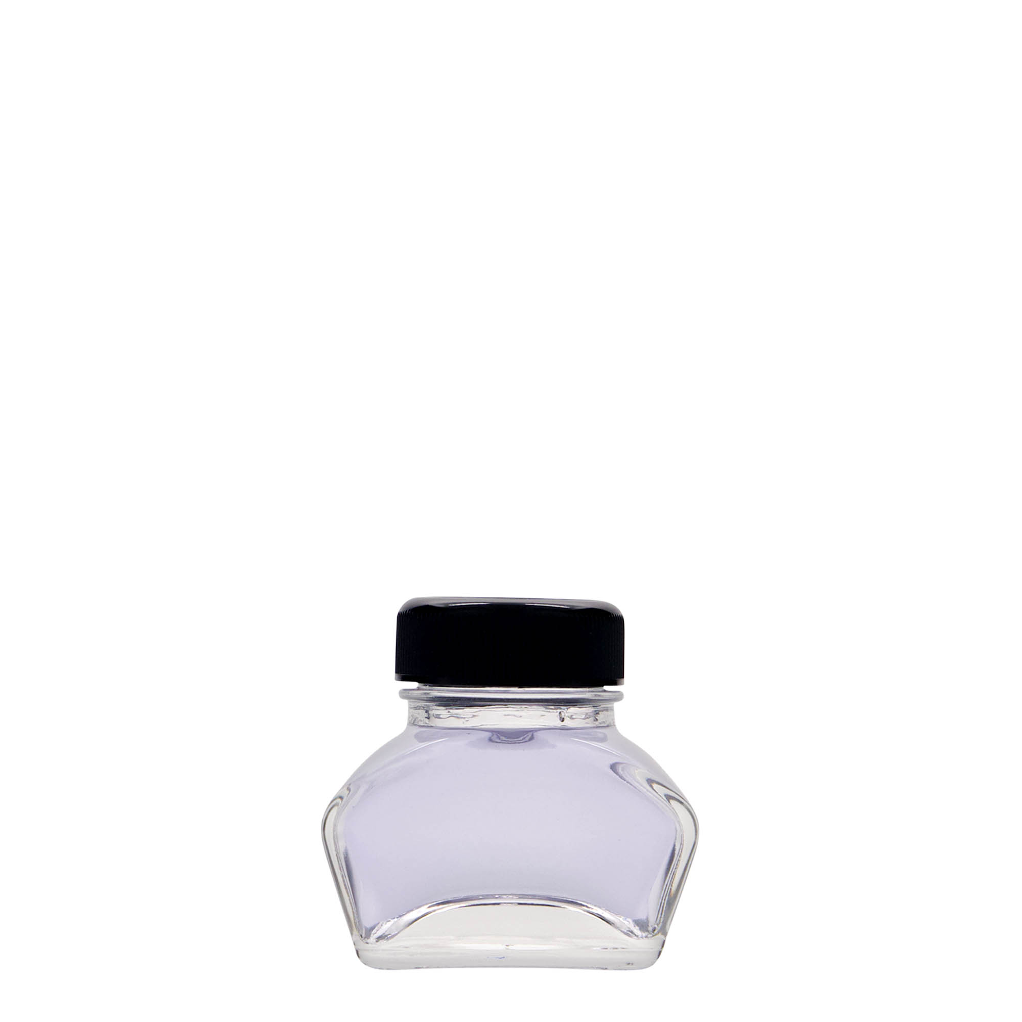 Inktpot, 30 ml, rechthoekig, monding: schroefsluiting Inktpot, 30 ml, rechthoekig, monding: schroefsluiting