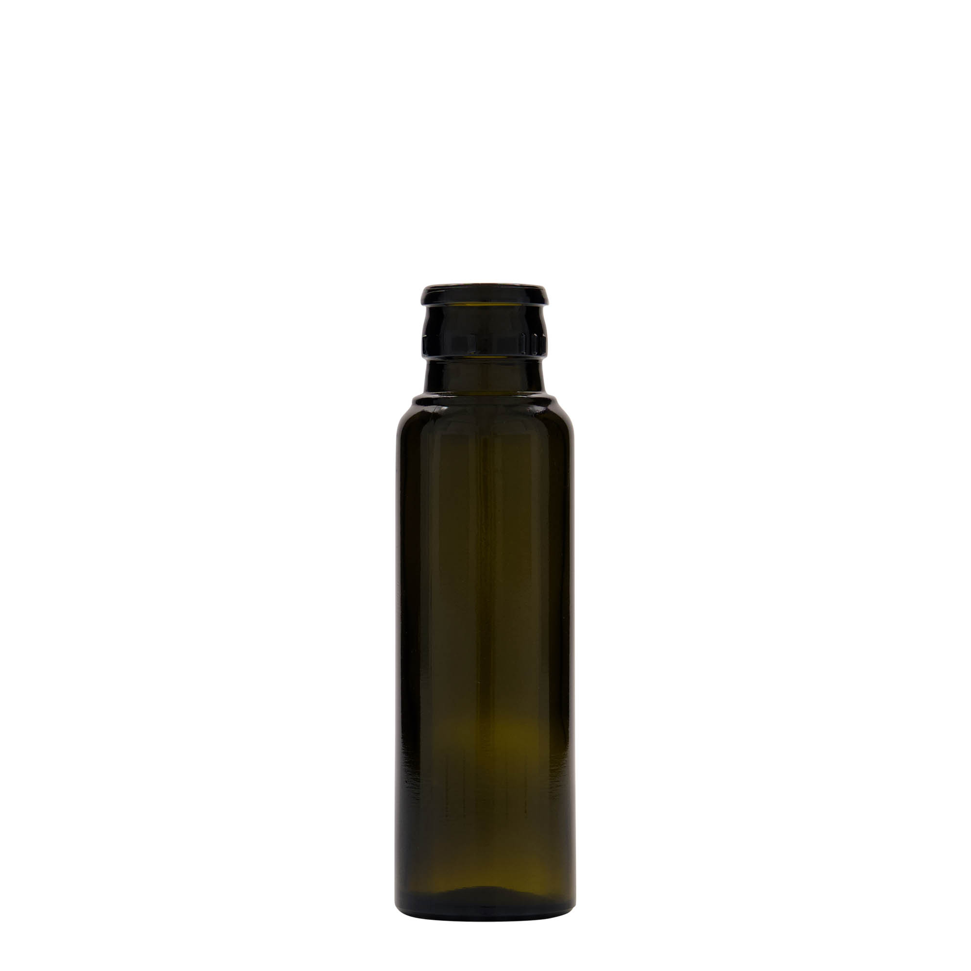 Azijn-/oliefles 'Willy New', 100 ml, glas, antiekgroen, monding: DOP