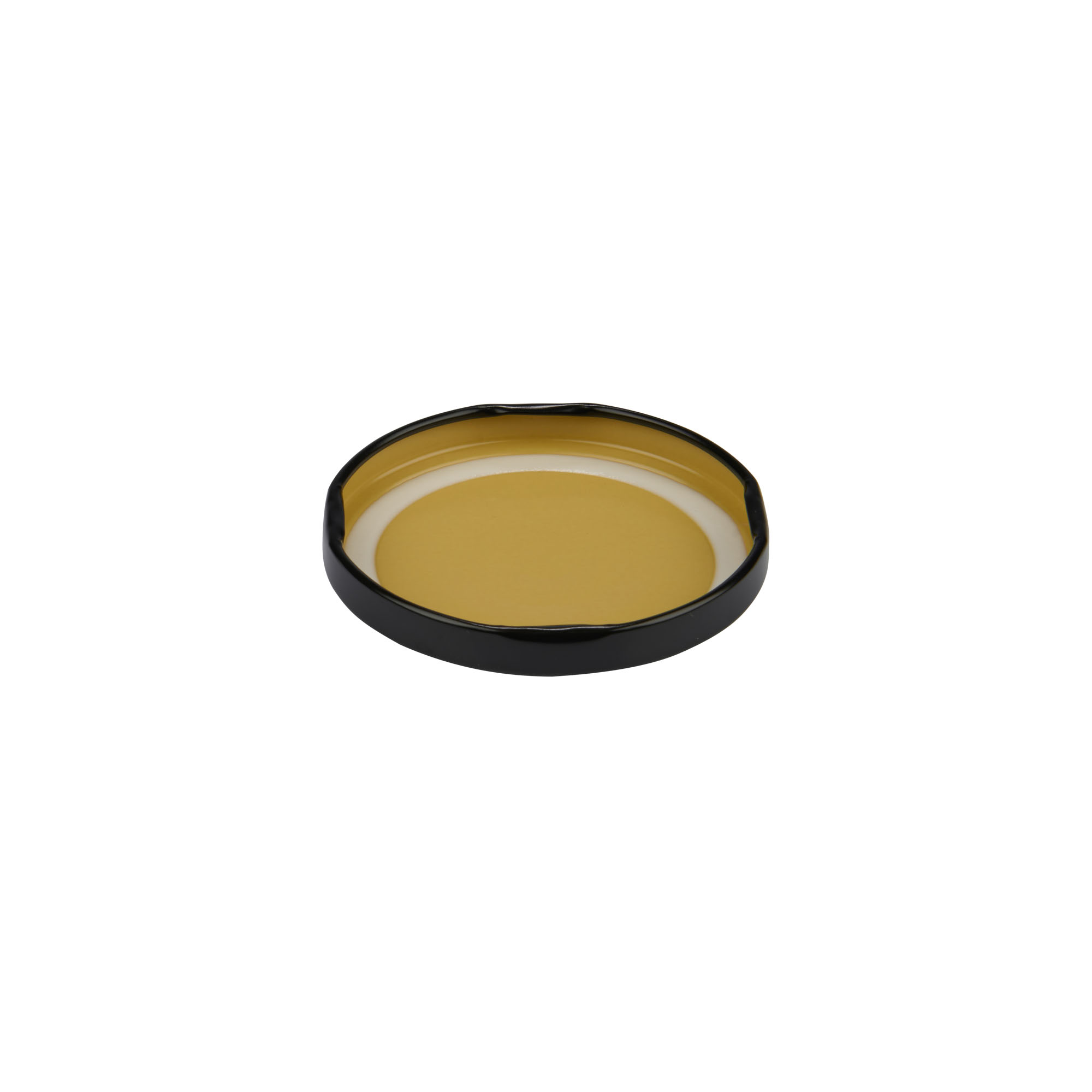Couvercle Twist-Off, fer blanc, noir, pour bouchage: TO 63 Couvercle Twist-Off, fer blanc, noir, pour bouchage: TO 63