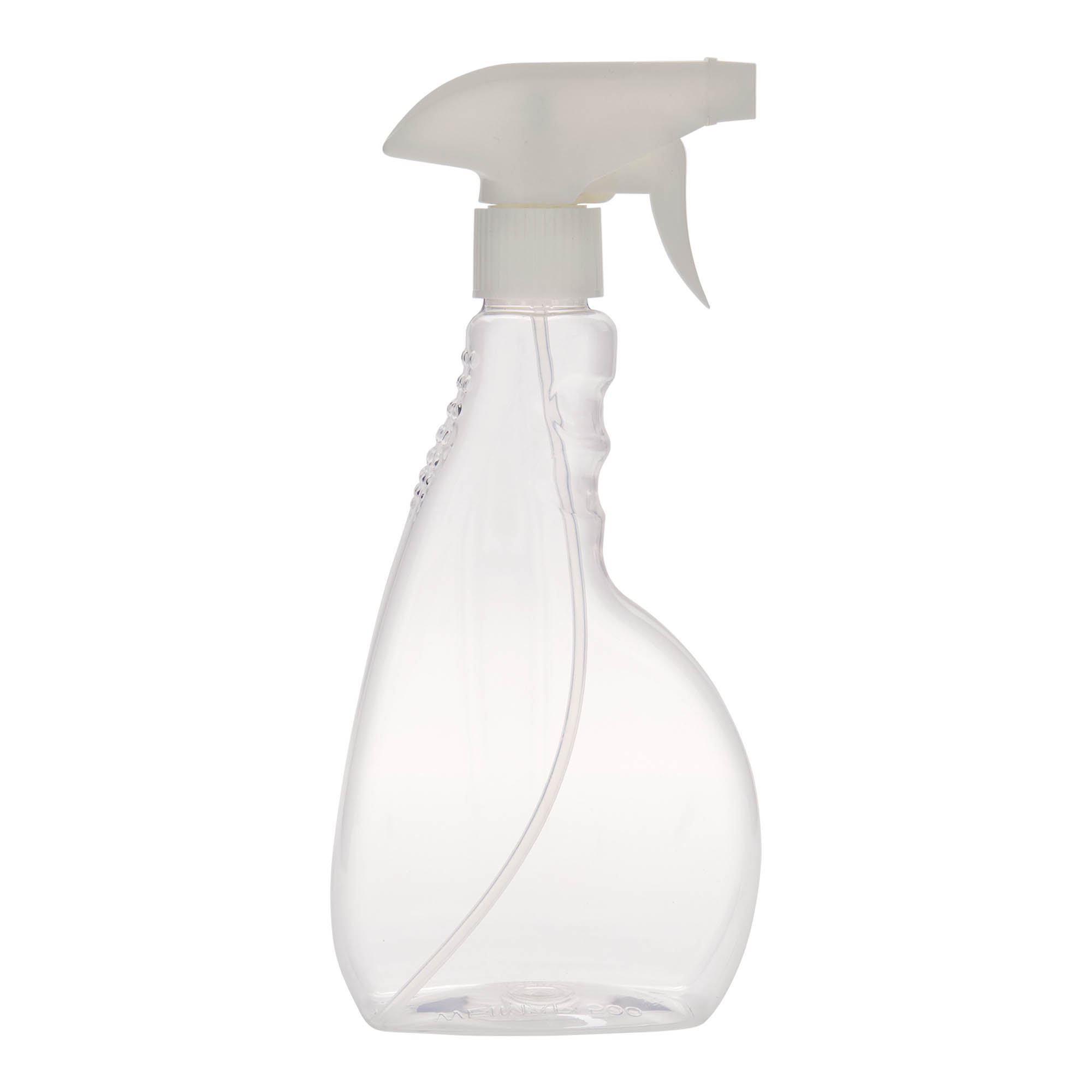 Pet-sprayfles 'Piccobello', 500 ml, rechthoekig, kunststof, monding: schroefsluiting