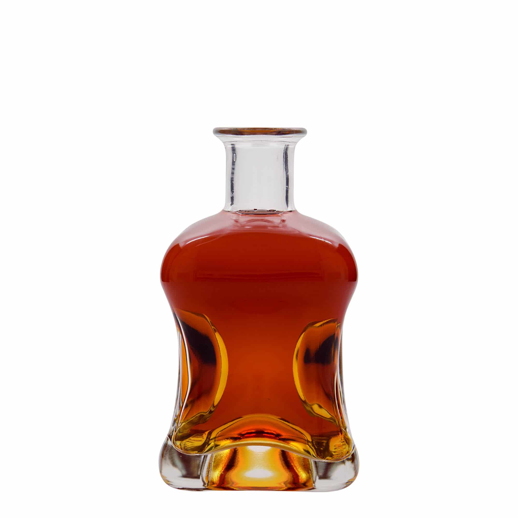 Glazen fles 'Dublin', 500 ml, vierkant, monding: kurk