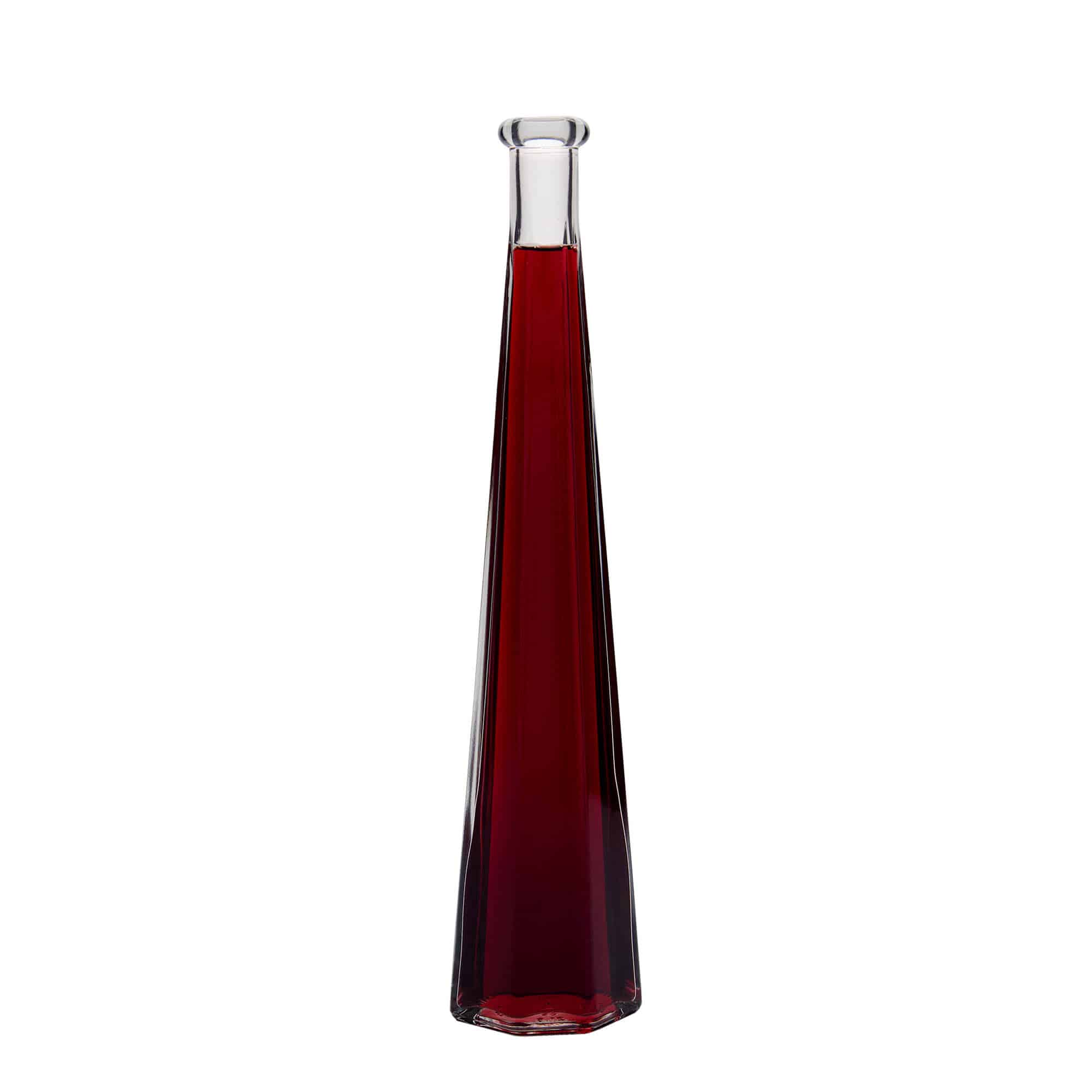 Bouteille en verre 200 ml 'Dama Sexta', hexagonale, bouchage: bouchon Bouteille en verre 200 ml 'Dama Sexta', hexagonale, bouchage: bouchon