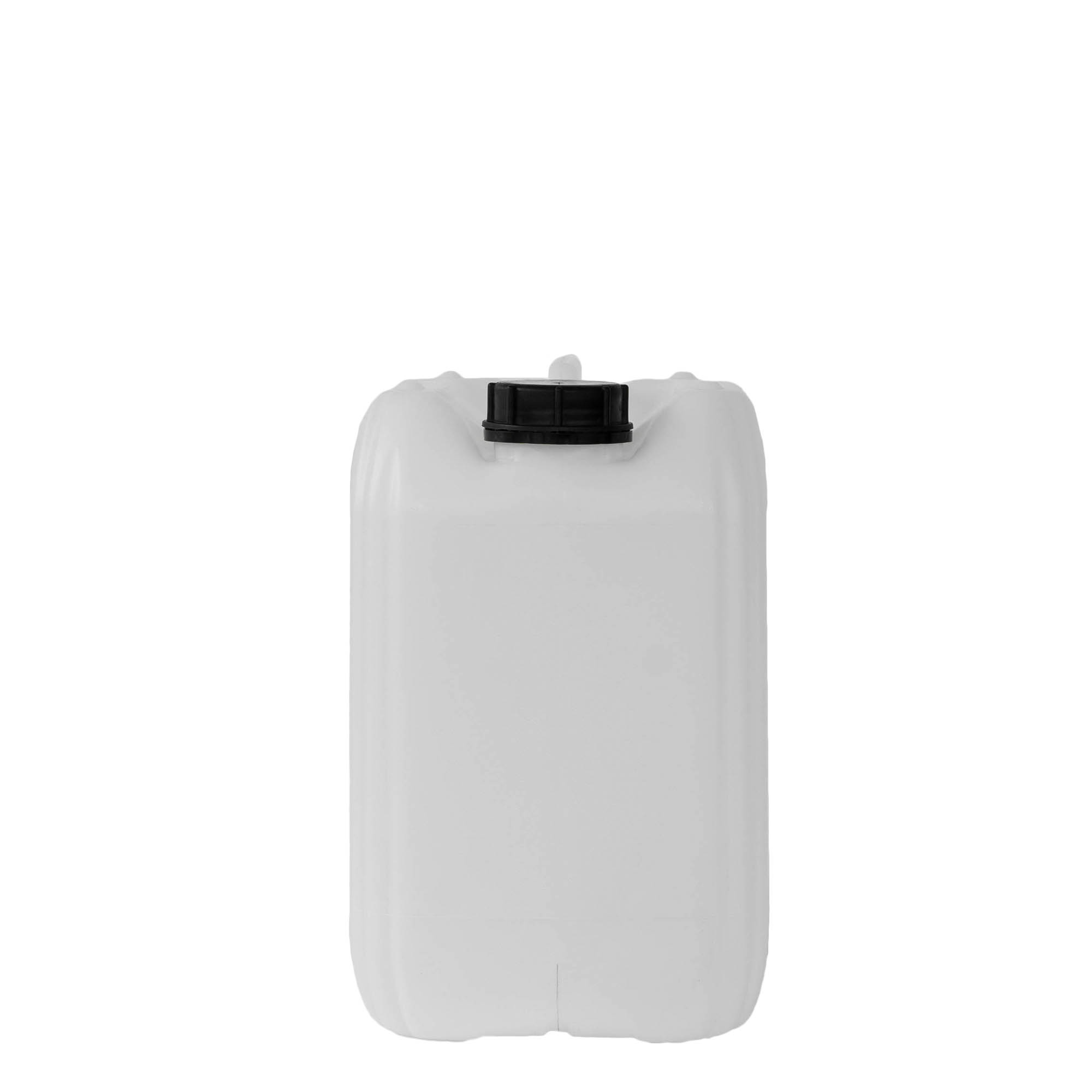 Bidon 10 l, rectangulaire, plastique PEHD, nature, bouchage: ND 55 Bidon 10 l, rectangulaire, plastique PEHD, nature, bouchage: ND 55