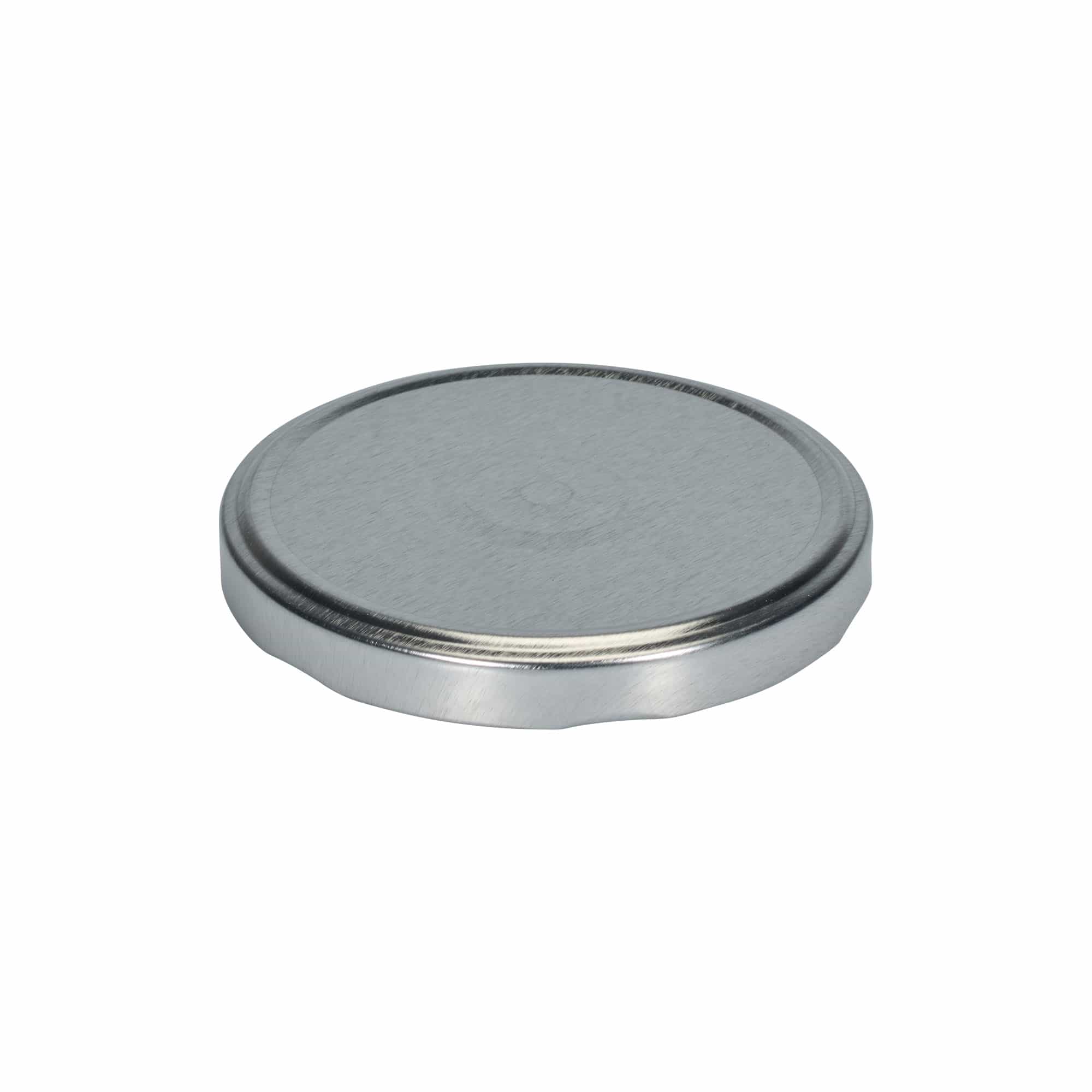 Twist-off deksel, blik, zilver, voor monding: TO 100