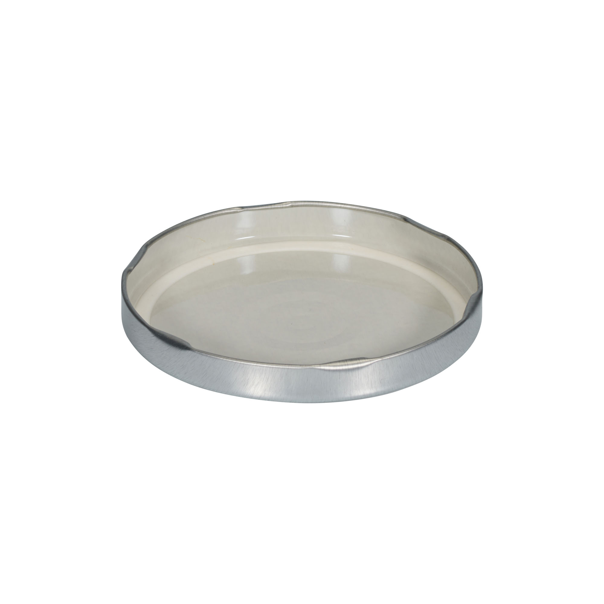 Couvercle Twist-Off, fer blanc, argenté, pour bouchage: TO 100 Couvercle Twist-Off, fer blanc, argenté, pour bouchage: TO 100