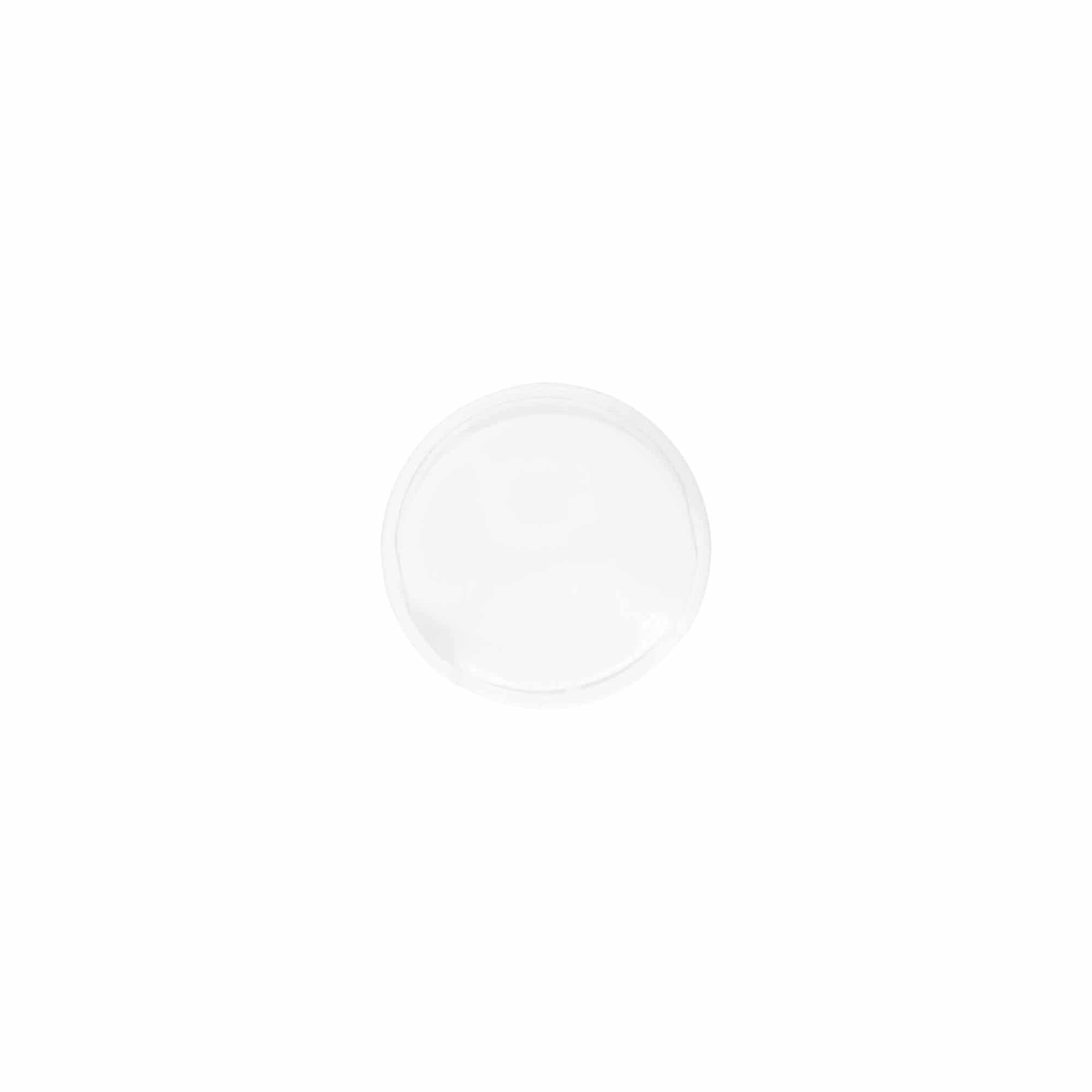 Schroefsluiting Disc Top, PP-kunststof, wit, voor monding: 24/410