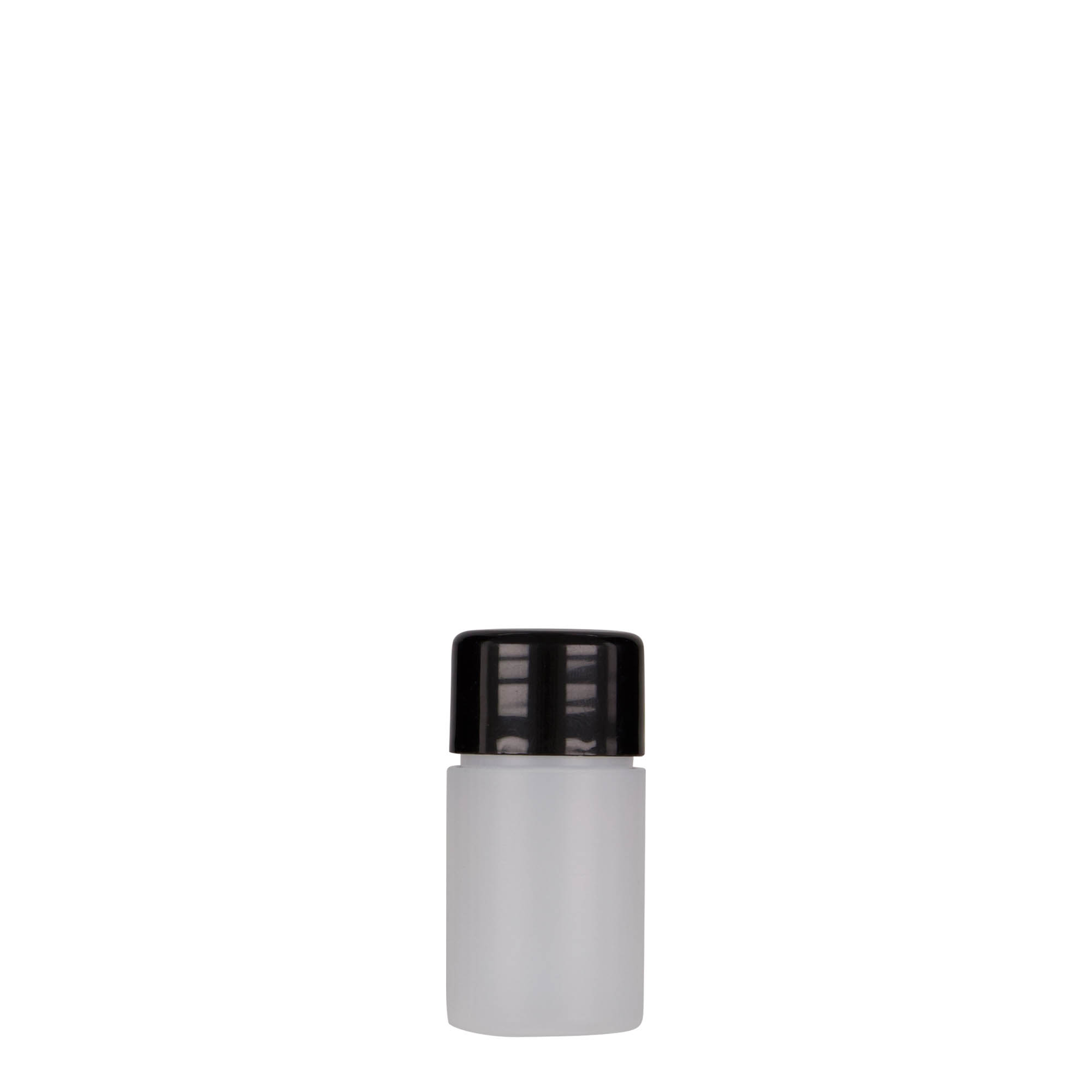 Bouteille en plastique 15 ml 'Tuffy', PEHD, nature, bouchage: 24/410