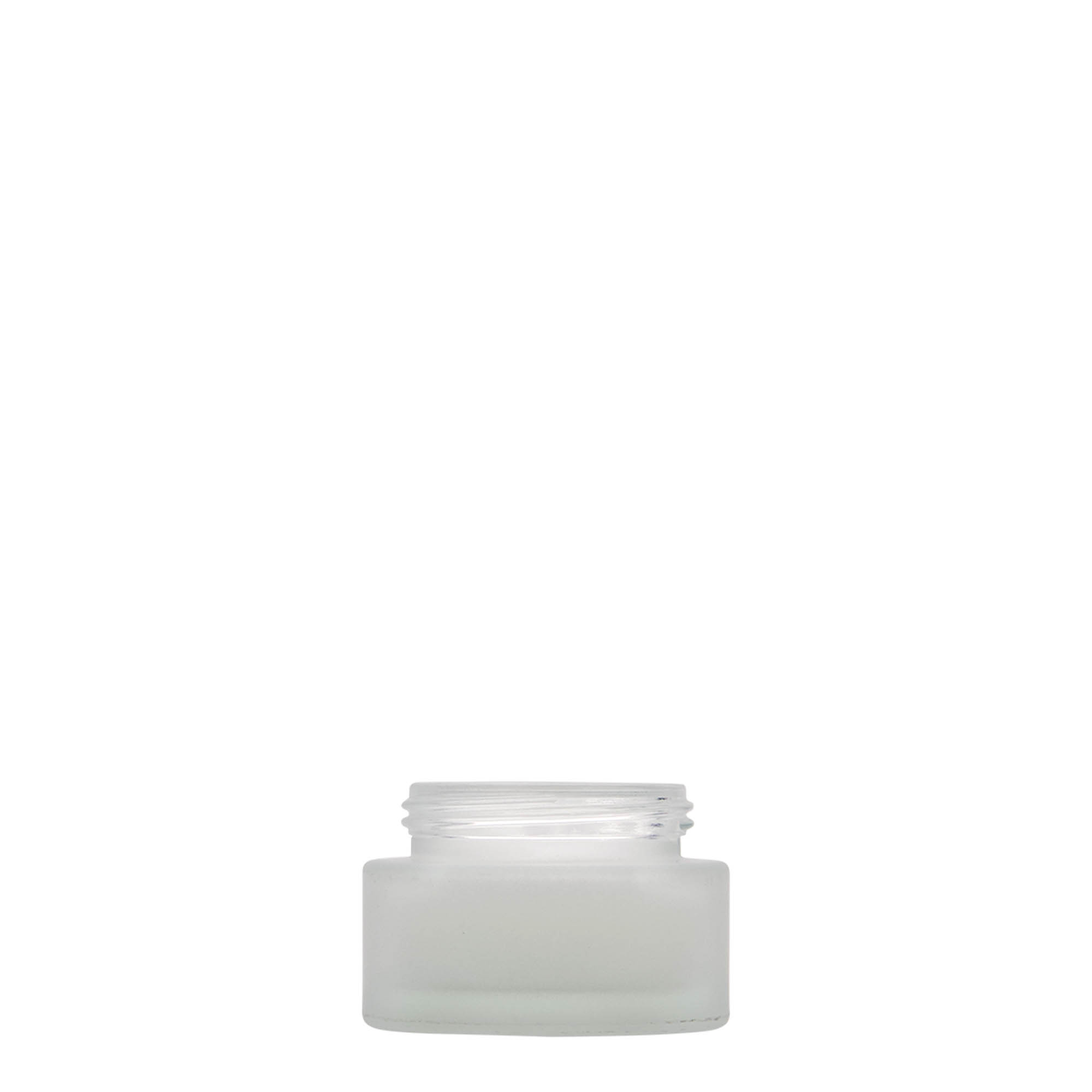 Potje 'Platin Edition', 15 ml, glas, gematteerd, monding: schroefsluiting Potje 'Platin Edition', 15 ml, glas, gematteerd, monding: schroefsluiting