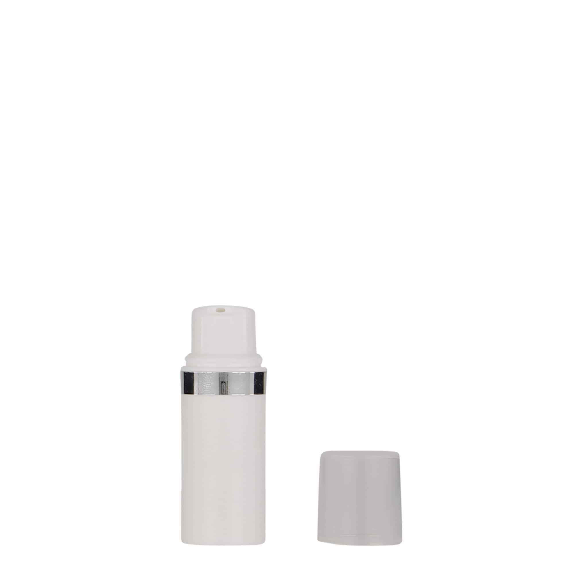 Flacon airless 5 ml 'Nano', plastique PP, blanc
