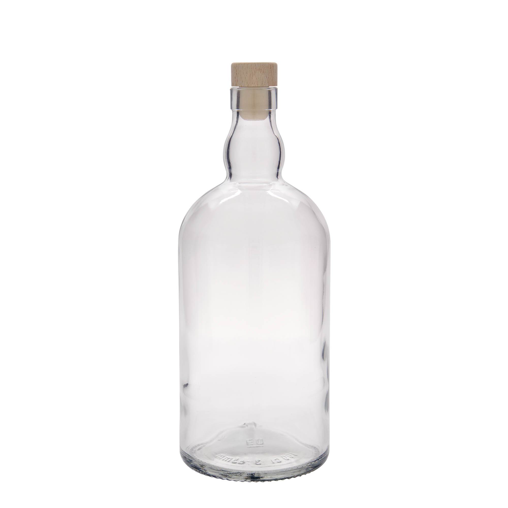 Glazen fles 'Aberdeen', 1000 ml, monding: kurk Glazen fles 'Aberdeen', 1000 ml, monding: kurk