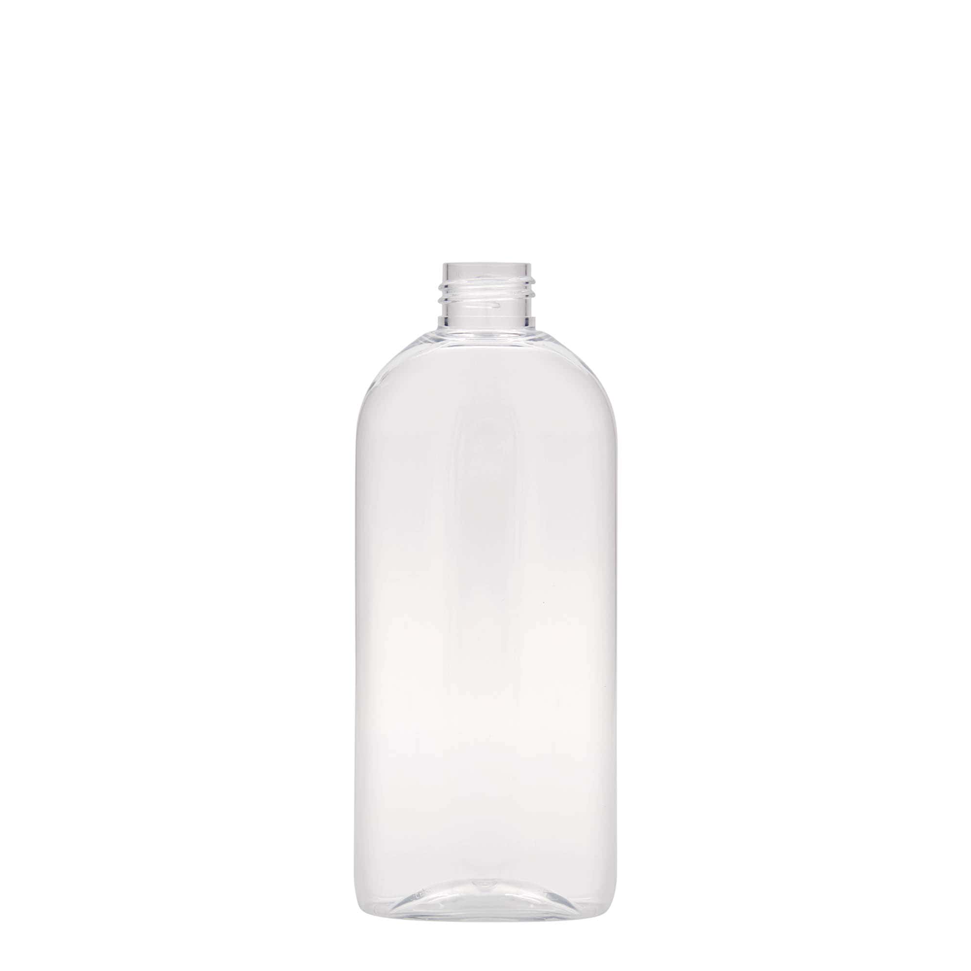 Bouteille en PET 250 ml « Iris », ovale, plastique, bouchage:  24/410