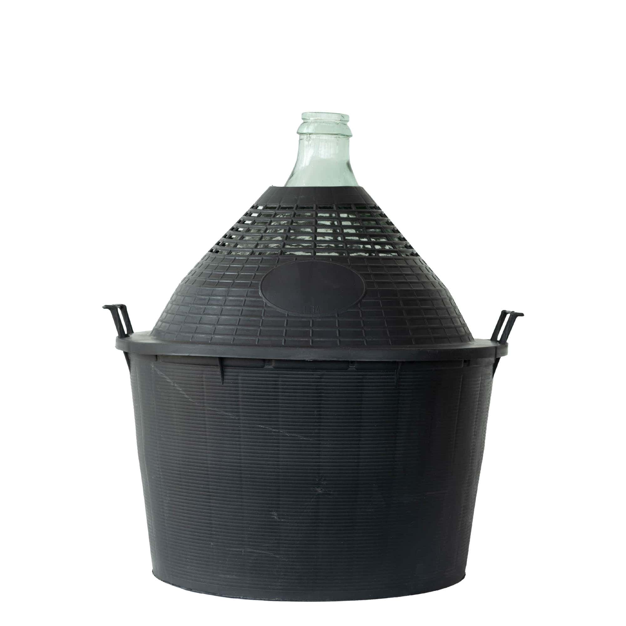 Dame-jeanne 34 l à col étroit, verre, bouchage: couvercle cloche Dame-jeanne 34 l à col étroit, verre, bouchage: couvercle cloche