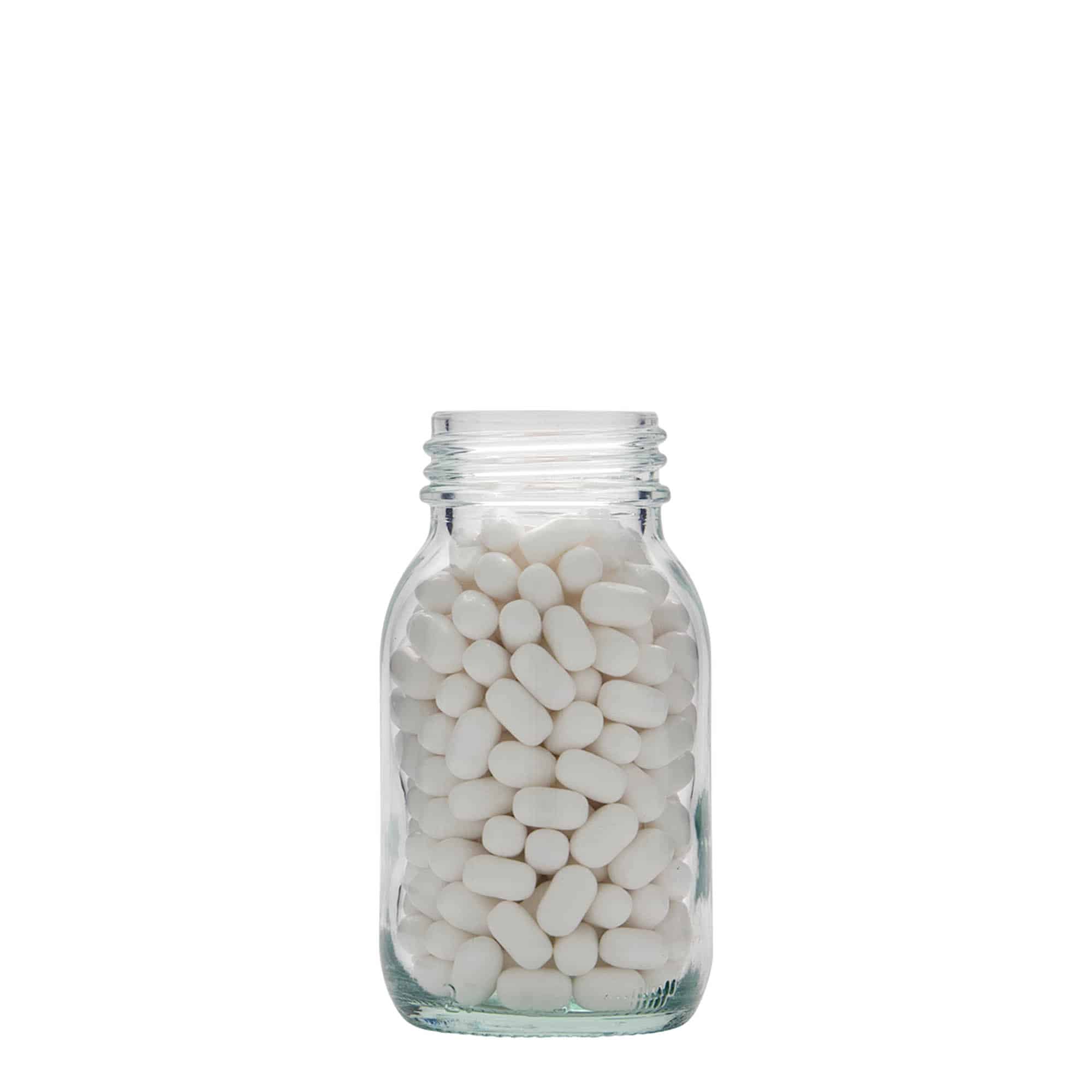 Pot met brede hals, 125 ml, monding: DIN 40 Pot met brede hals, 125 ml, monding: DIN 40