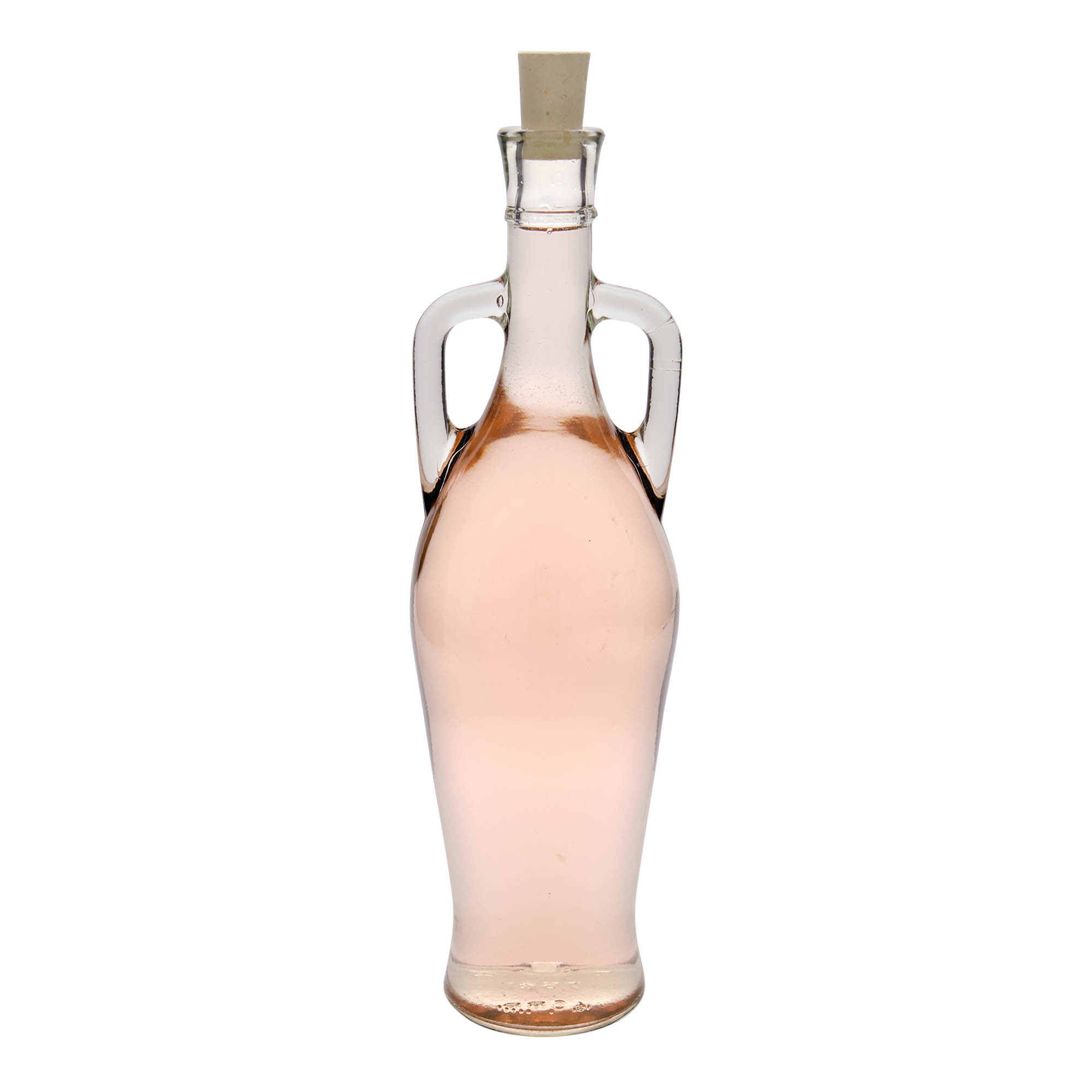 Glazen fles 'Amphore', 750 ml, monding: kurk