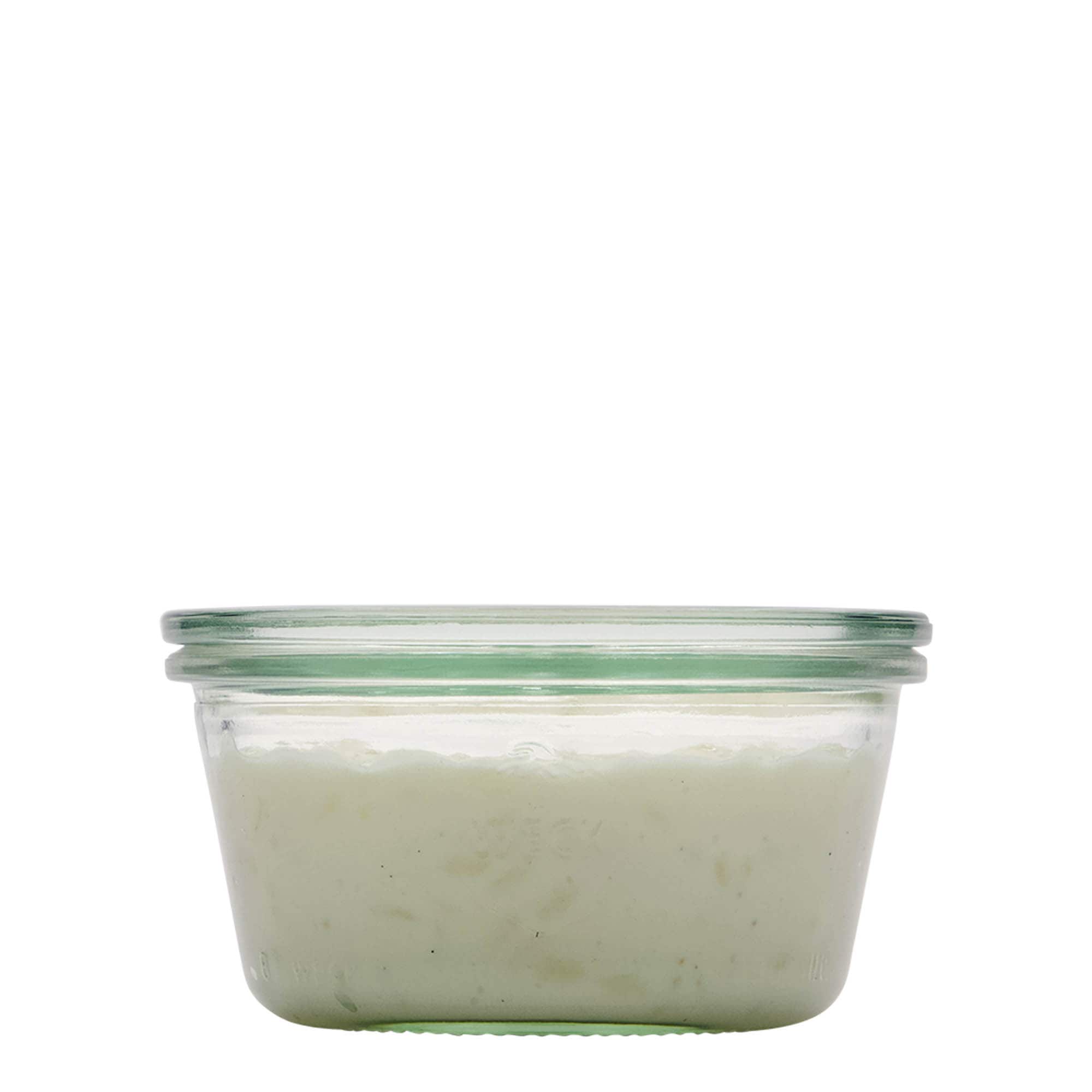 Verrine WECK 290 ml, bouchage: bords arrondis