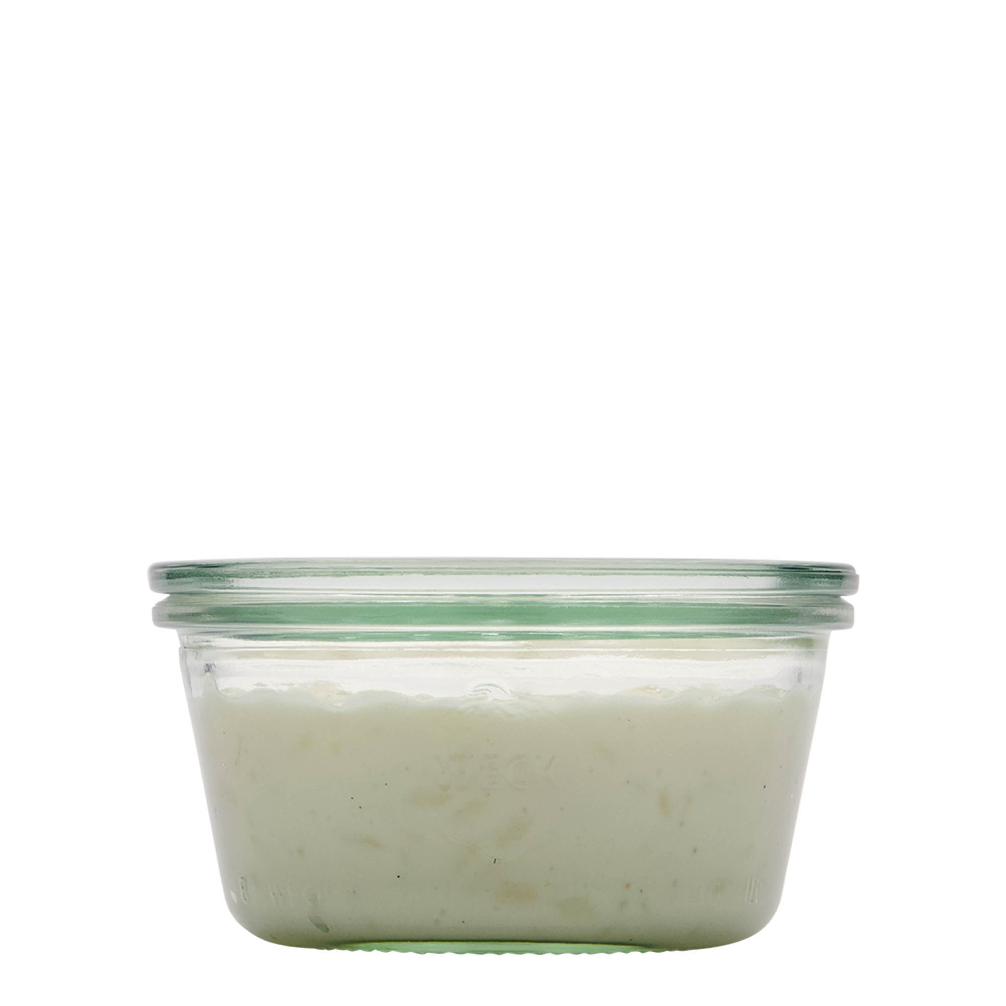 Verrine WECK 290 ml, bouchage: bords arrondis Verrine WECK 290 ml, bouchage: bords arrondis
