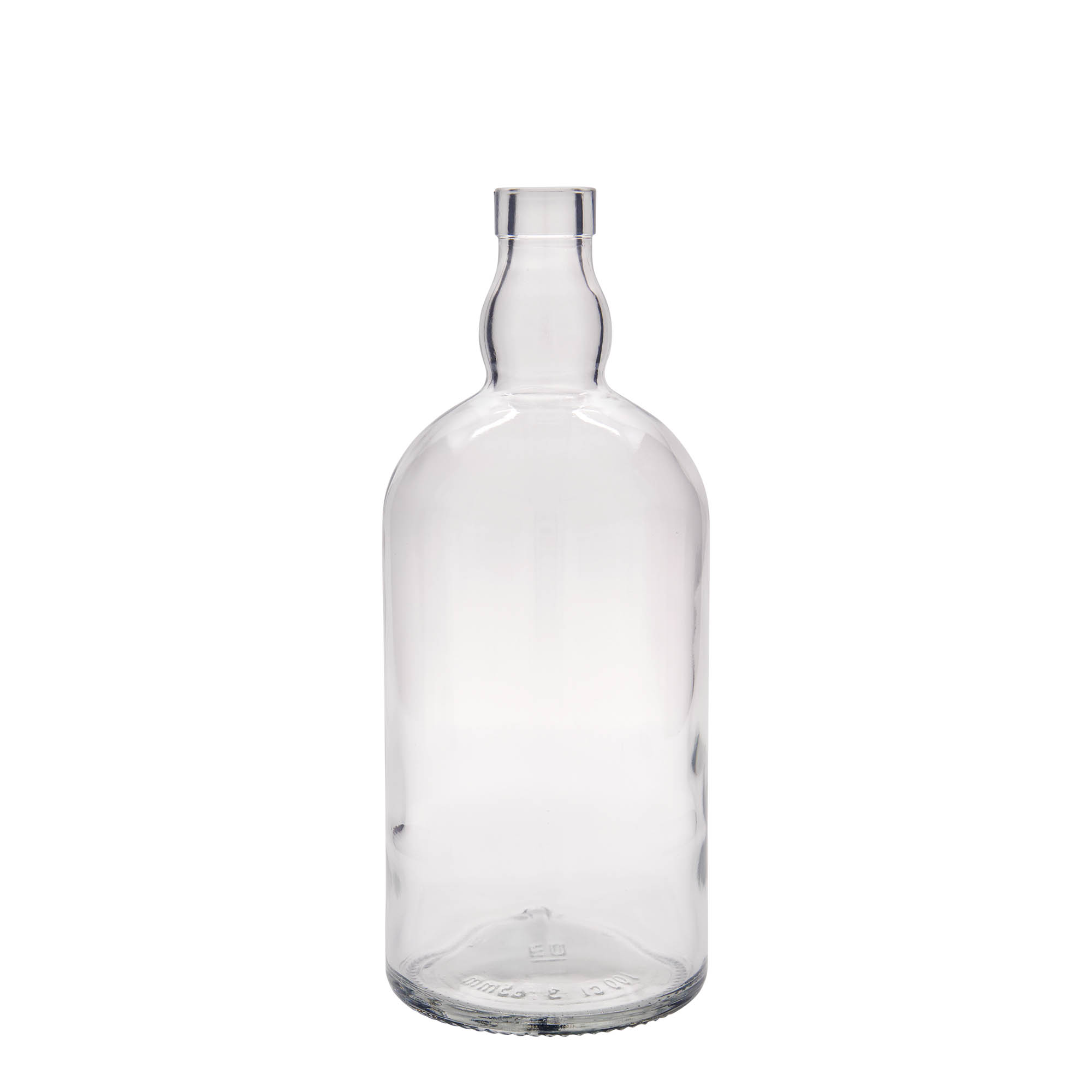 Glazen fles 'Aberdeen', 1000 ml, monding: kurk