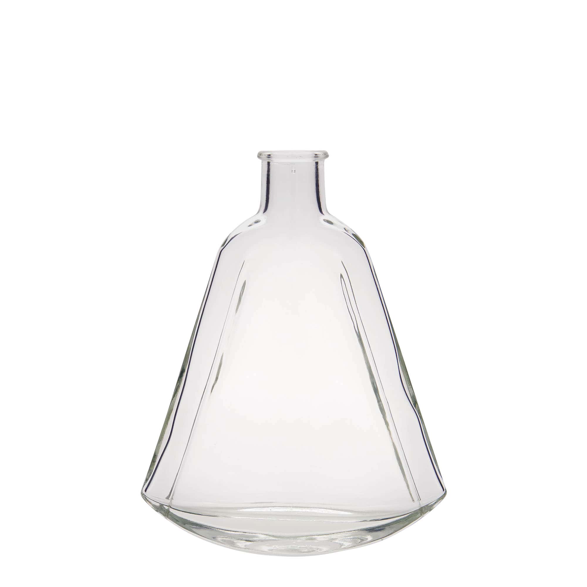 Bouteille en verre 200 ml 'Maurizio', ovale, bouchage: bouchon