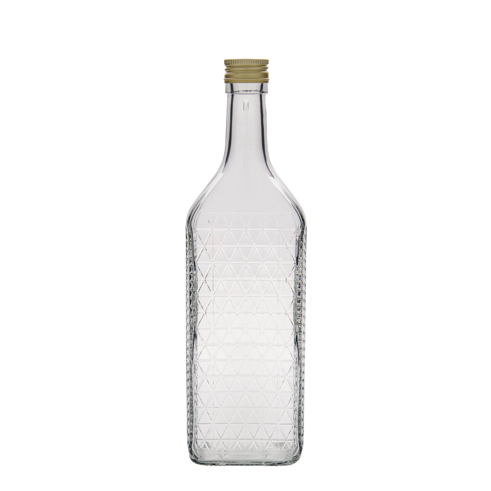 Bouteille en verre 700 ml « Caruso », rectangulaire, bouchage: PP 31,5