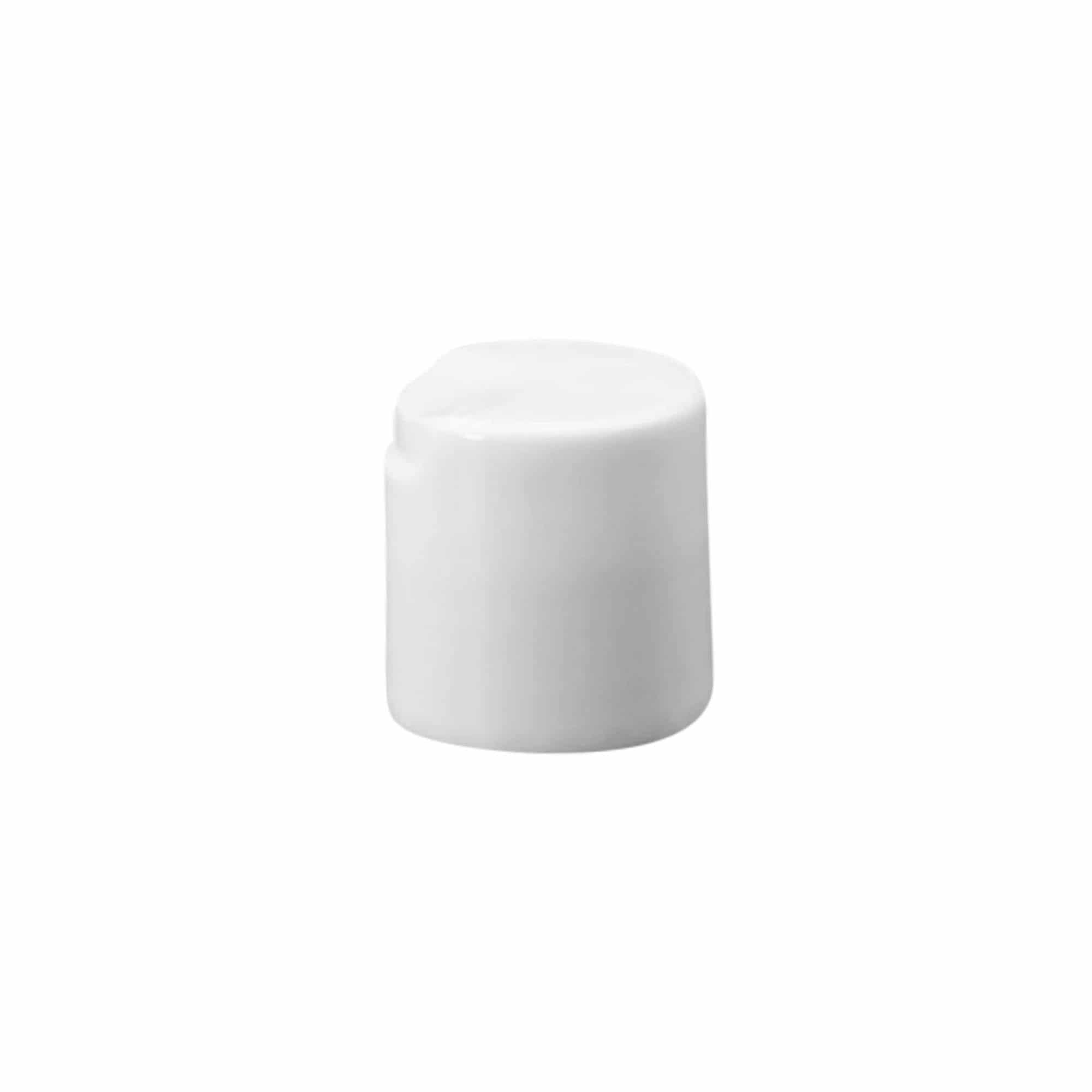 Schroefsluiting Disc Top, PP-kunststof, wit, voor monding: 24/410