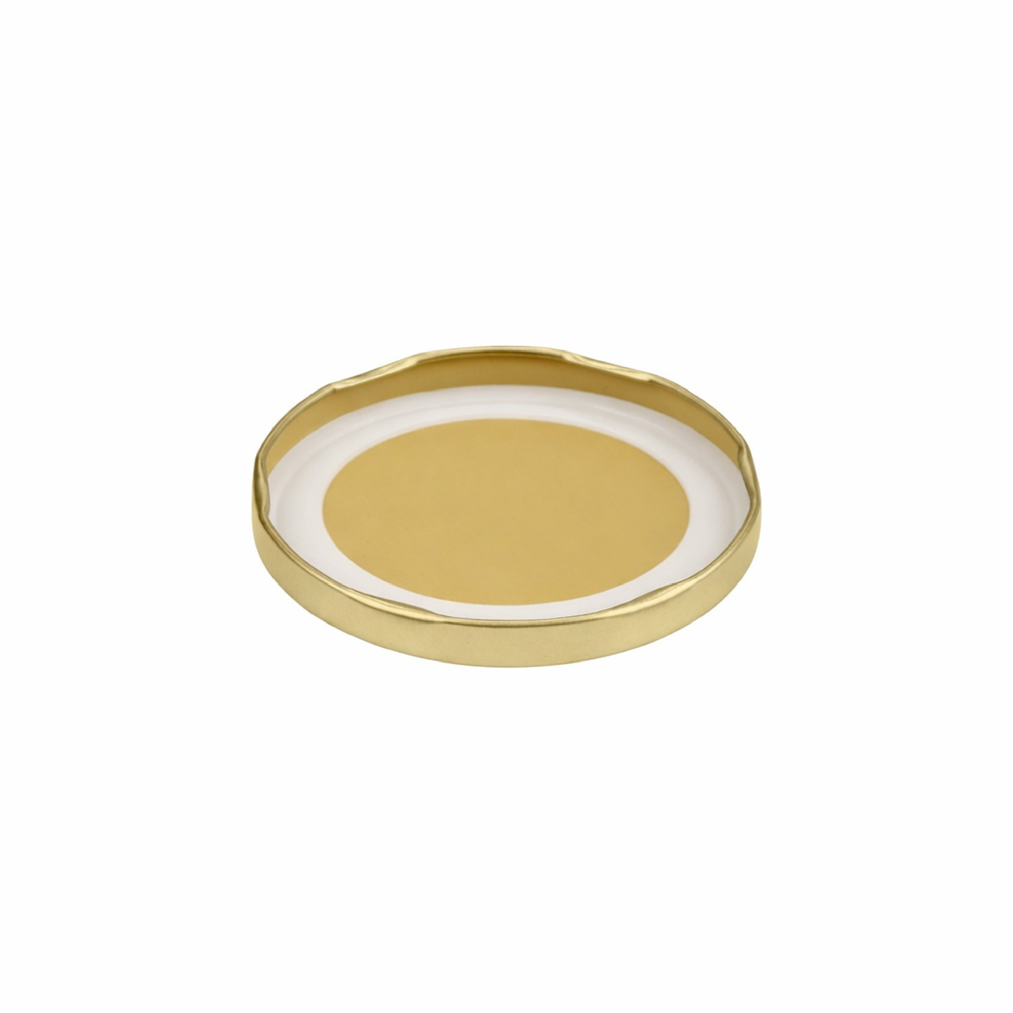 Couvercle Twist-Off, fer blanc, stérilisable, doré, pour bouchage: TO 82