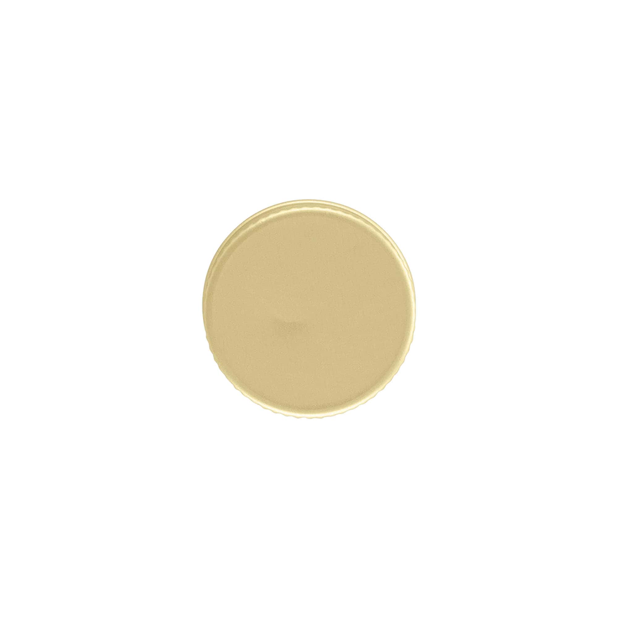 Schroefsluiting, metaal, goud, voor monding: PP 31,5 Schroefsluiting, metaal, goud, voor monding: PP 31,5