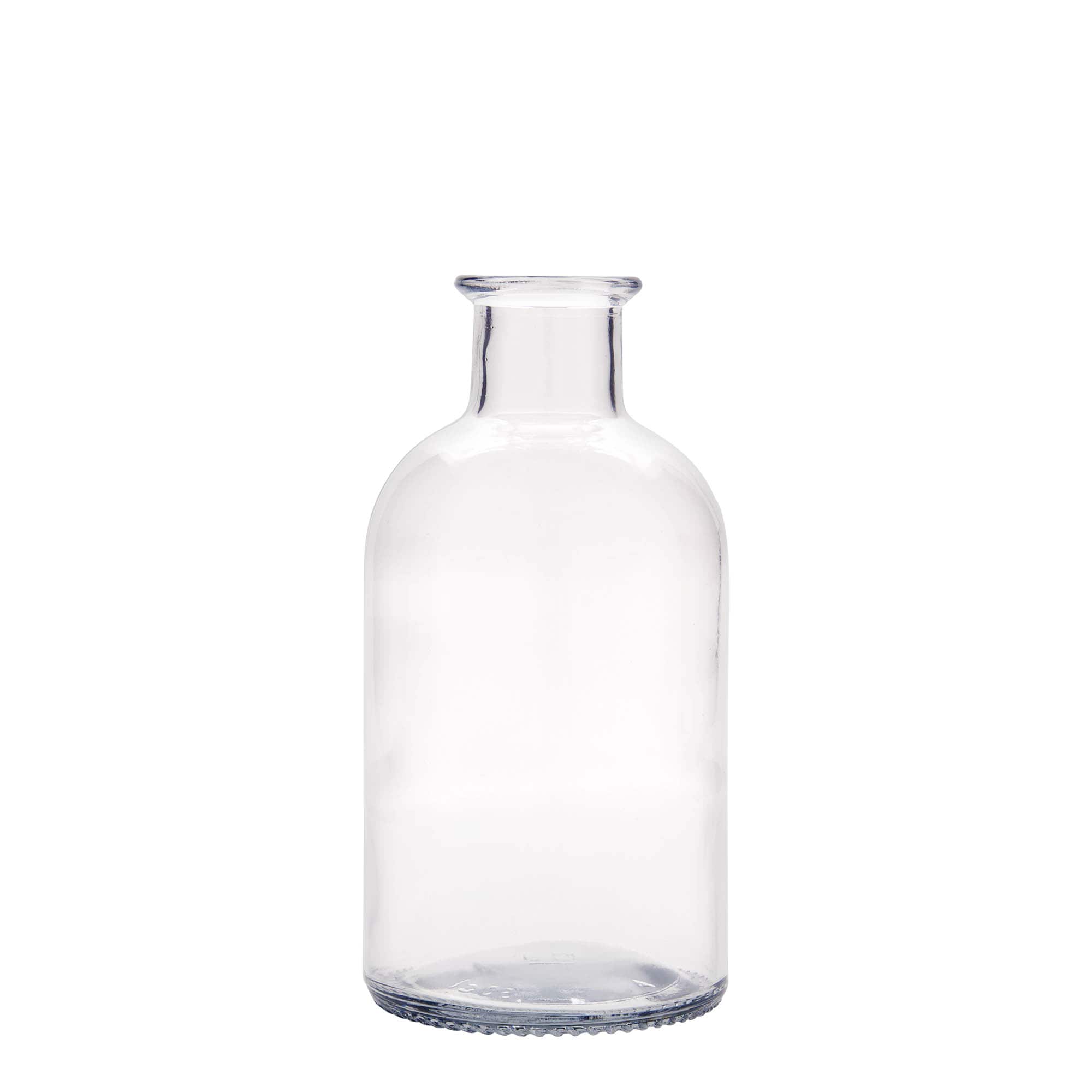 Bouteille en verre apothicaire 500 ml 'Italia', bouchage: bouchon