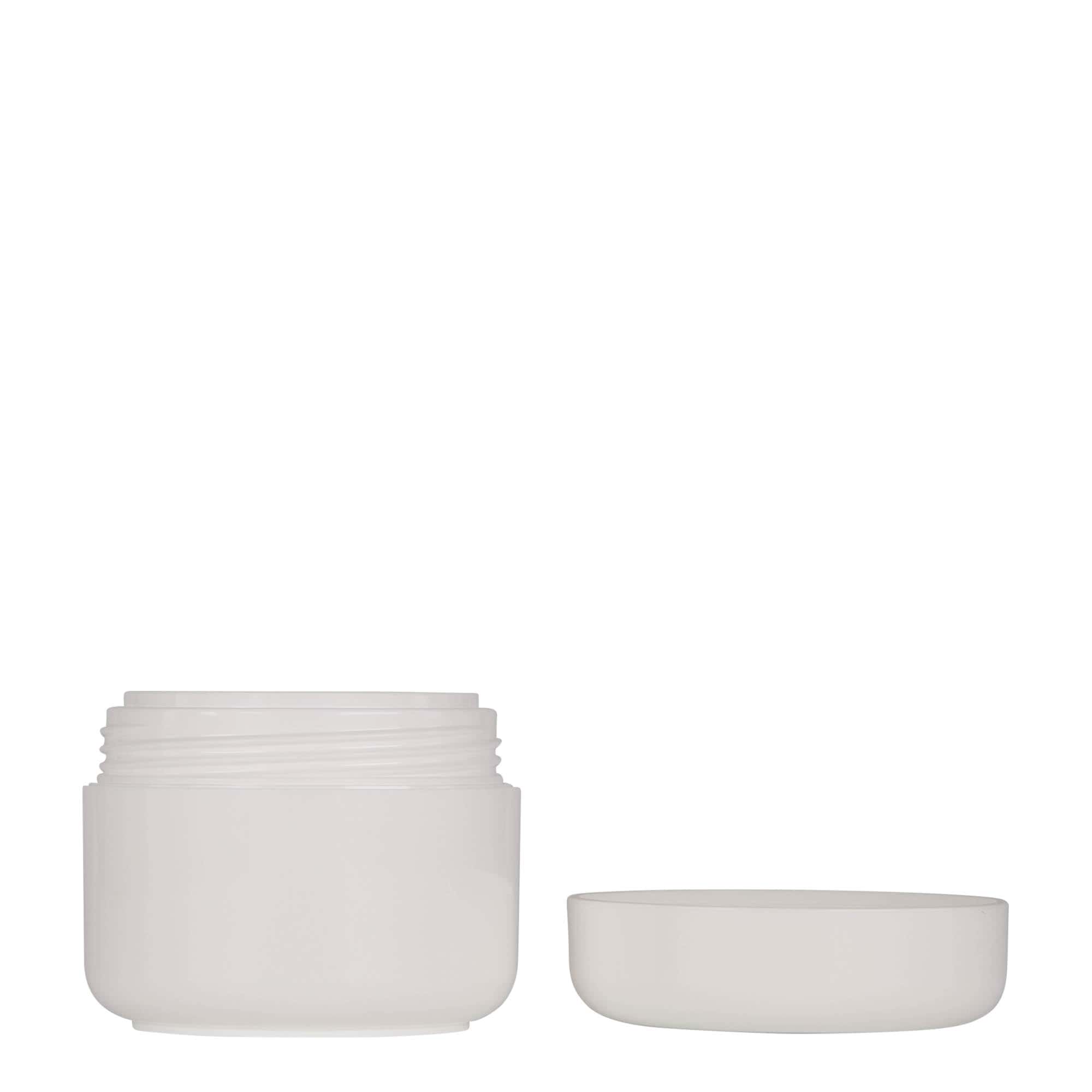 Boîte en plastique 50 ml 'Bianca', PP, blanche, bouchage: Bougage à vis Boîte en plastique 50 ml 'Bianca', PP, blanche, bouchage: Bougage à vis