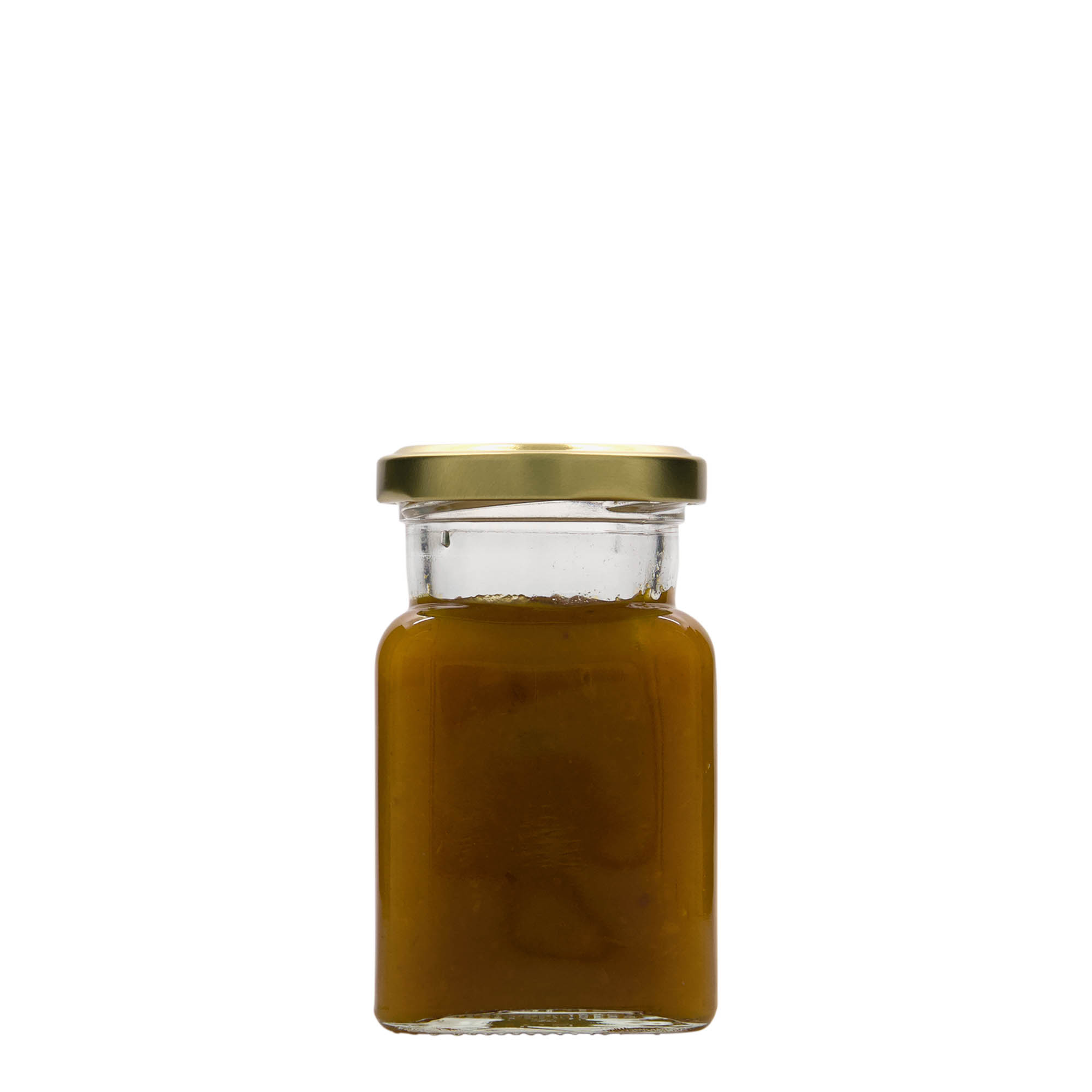Vierkante pot, 150 ml, monding: twist-off (TO 53) Vierkante pot, 150 ml, monding: twist-off (TO 53)