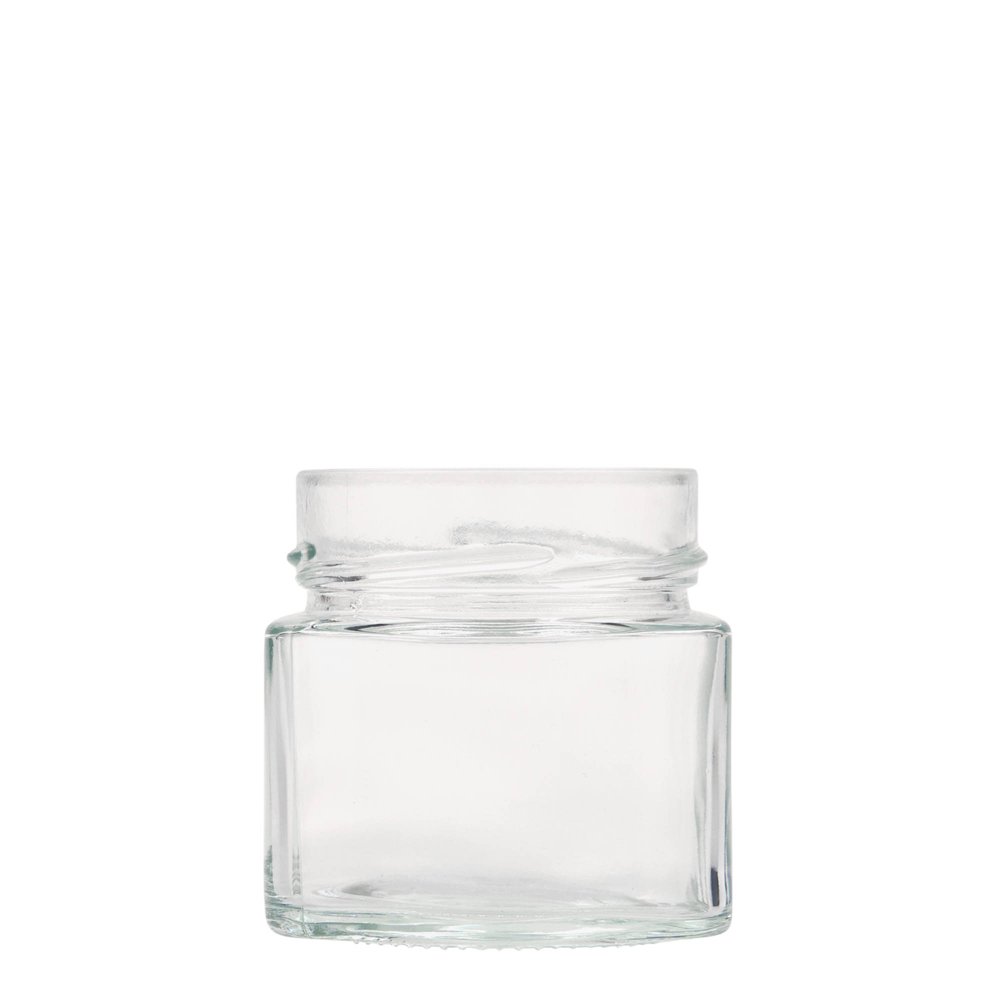 Vierkante pot 'Kimba', 212 ml, monding: extra-deep-twist-off (EDTO 70)