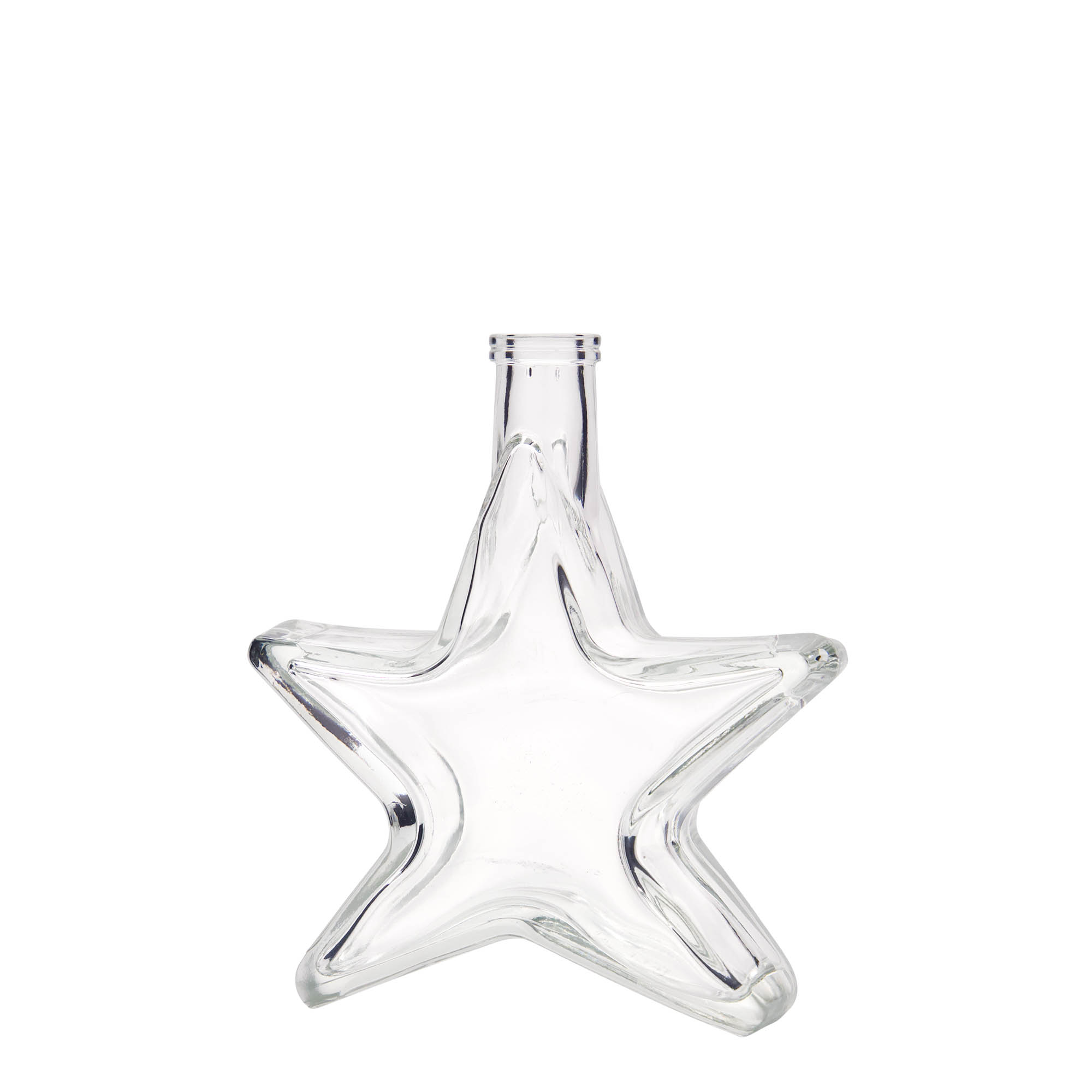 Bouteille en verre 200 ml 'Étoile', bouchage: bouchon Bouteille en verre 200 ml 'Étoile', bouchage: bouchon